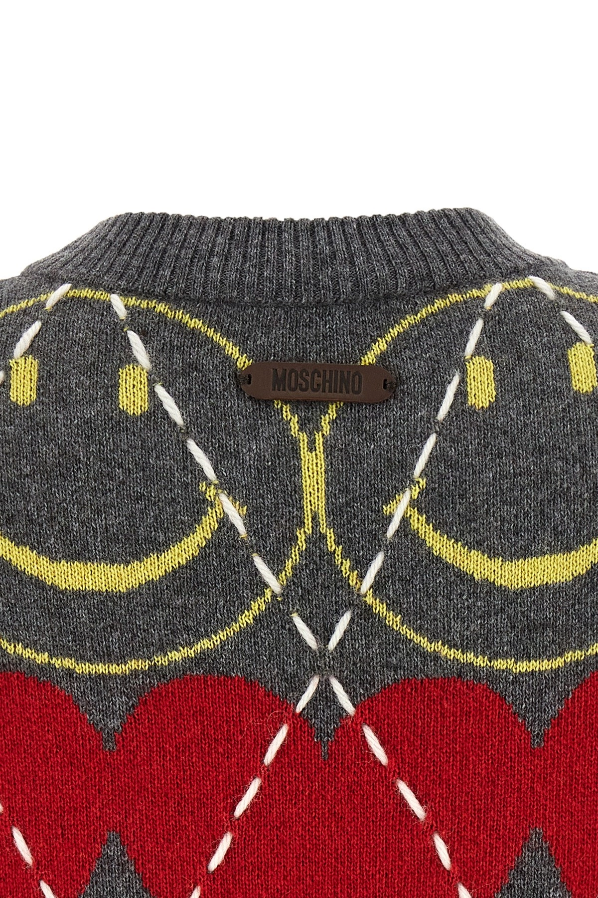 ワンピース Moschino FW25 'SmileyR' wool dress (A04865502 1506) Wool blend dress Smiley® | Moschino