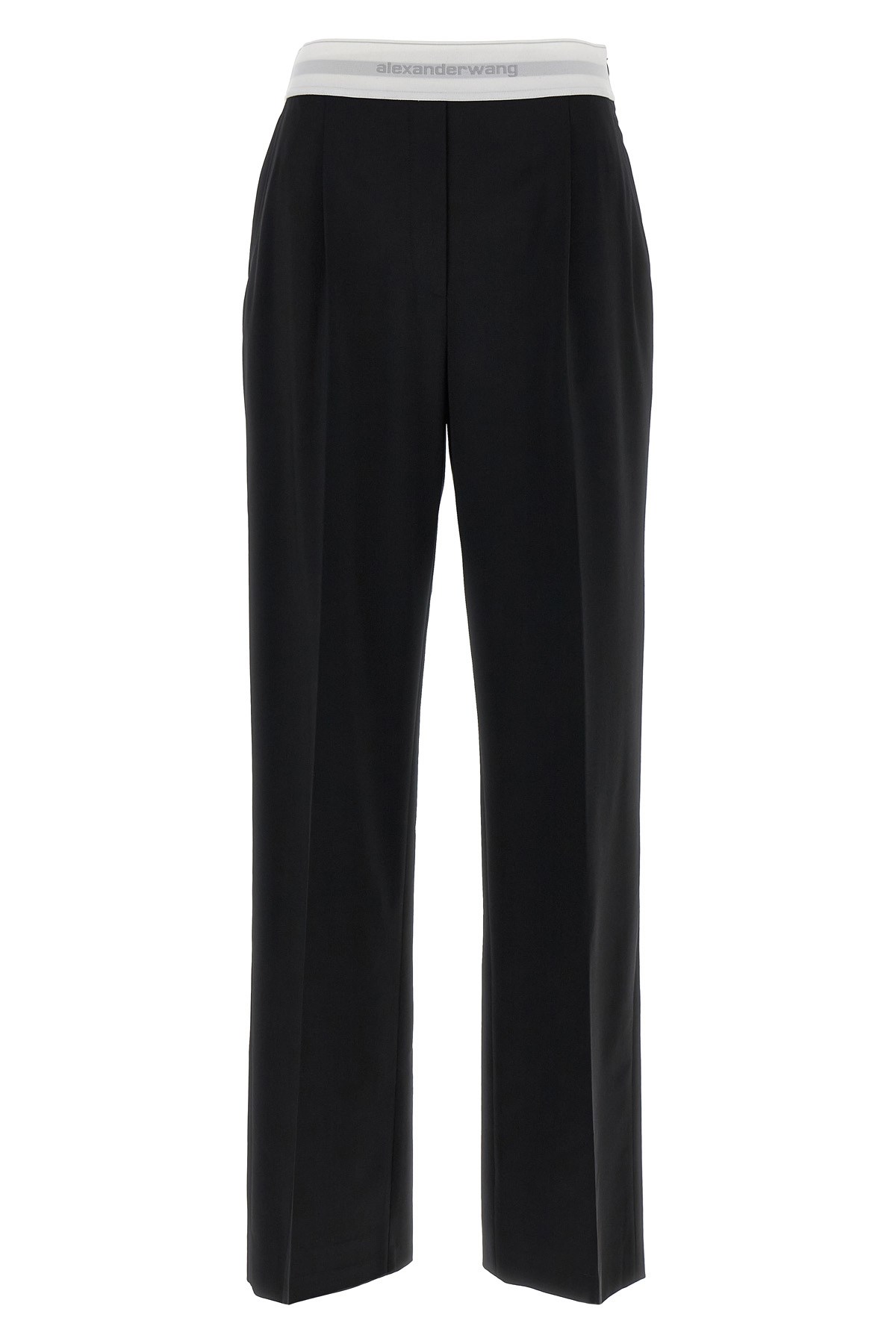Alexander Wang Logo Elastic Pants In Multi