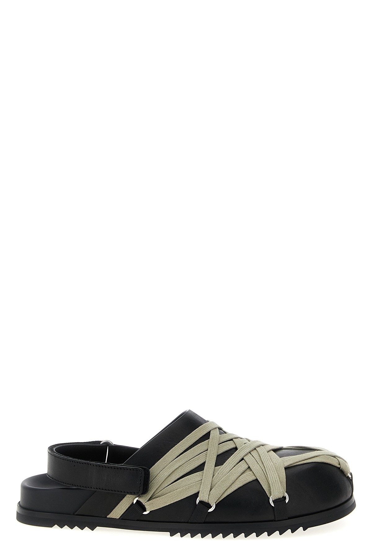 Rick Owens 'granola' Sabots In Black