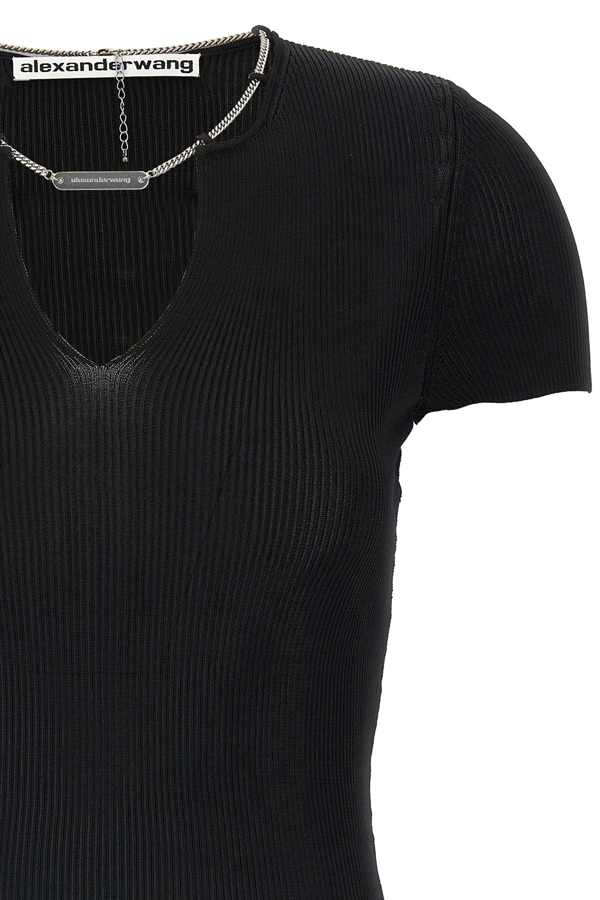 Tシャツ・カットソー Alexander Wang FW25 'catena' sweater (1KC3251062 001) Alexander wang 'catena' sweater available on julian-fashion
