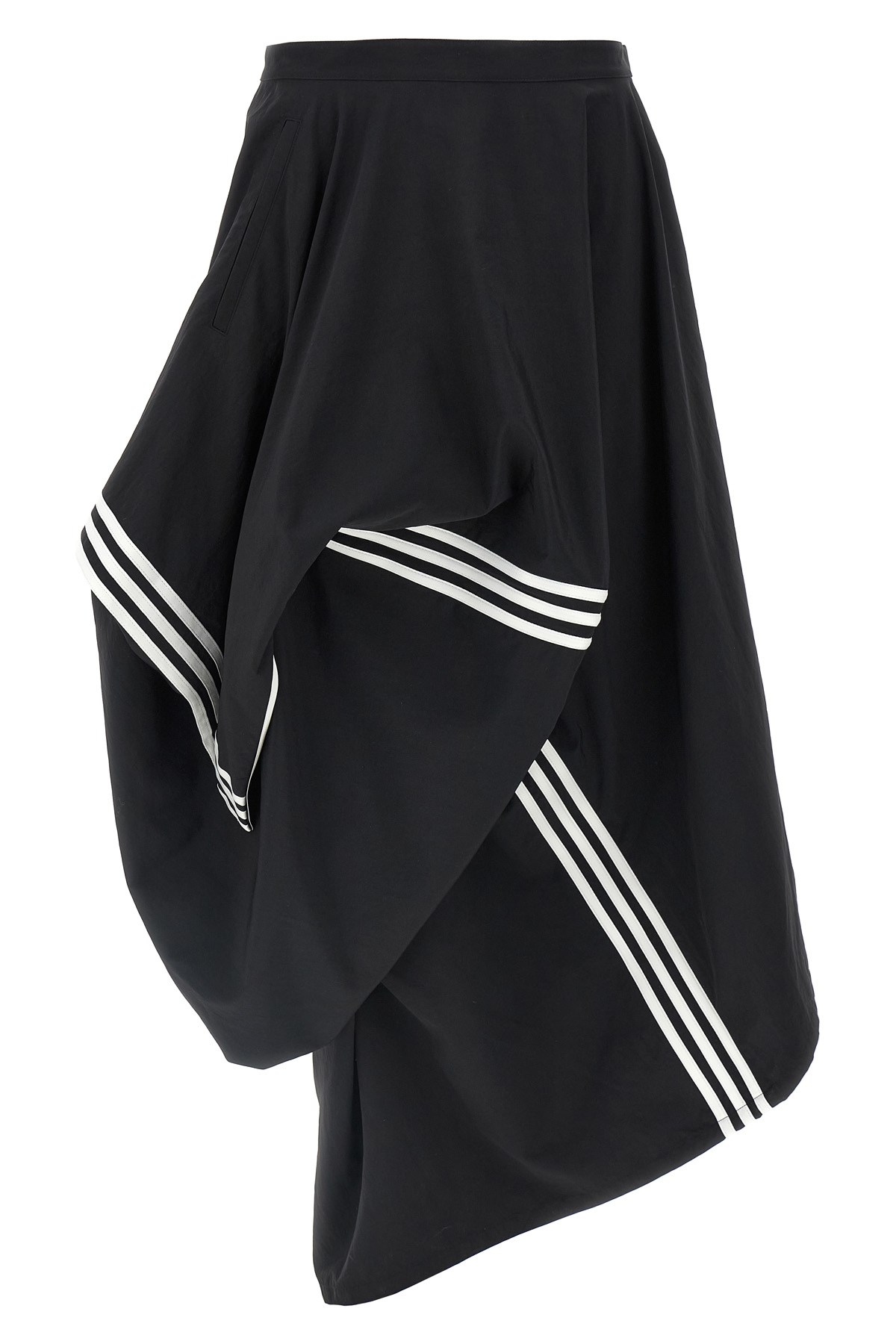 Y-3 'w Wire Skirt' Midi Skirt In Black
