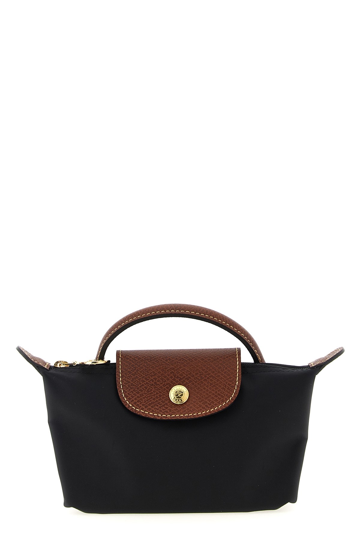 Longchamp 'le Pliage Original' Clutch In Black