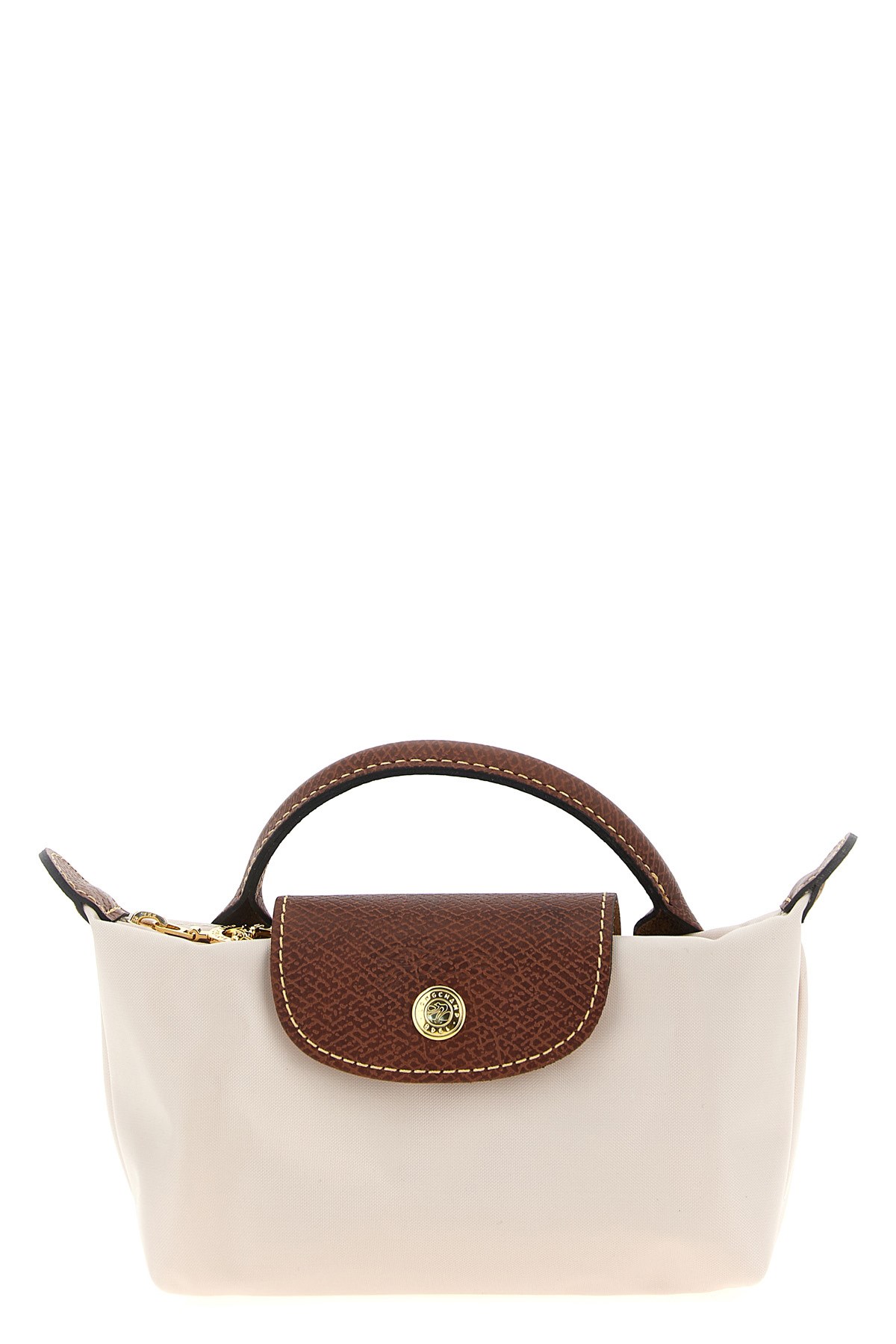 Longchamp 'le Pliage Original' Clutch In Sand