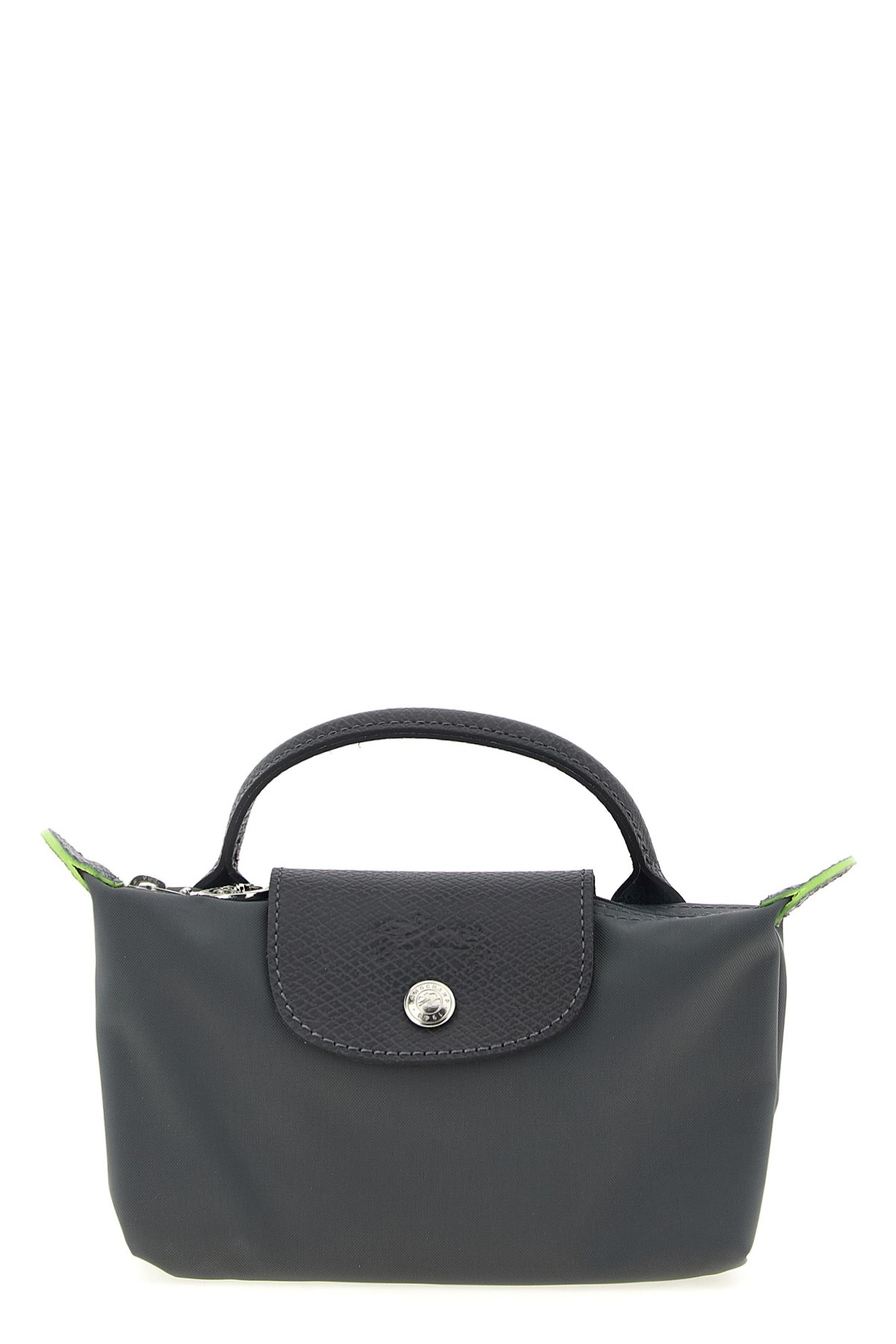 Longchamp 'le Pliage Original' Clutch In Gray