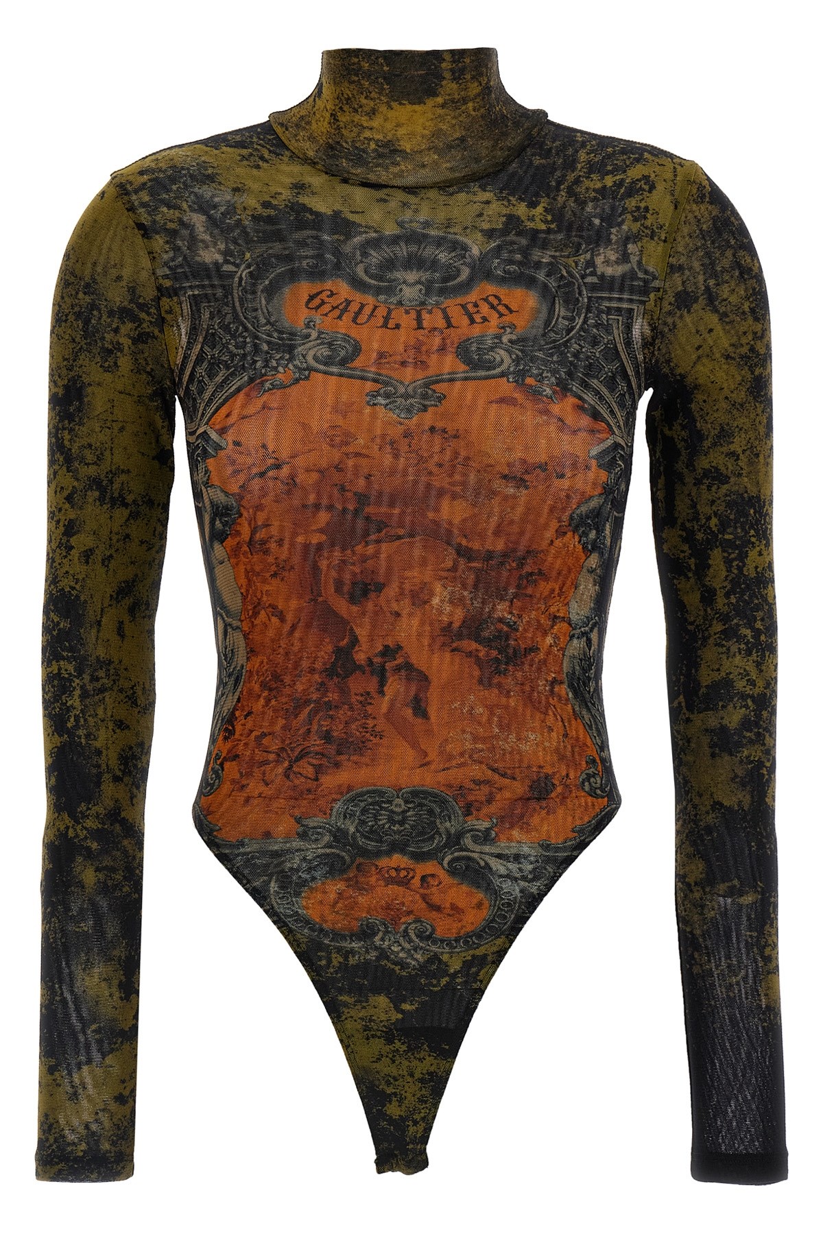 Jean Paul Gaultier 'médaillon' Bodysuit In Multi