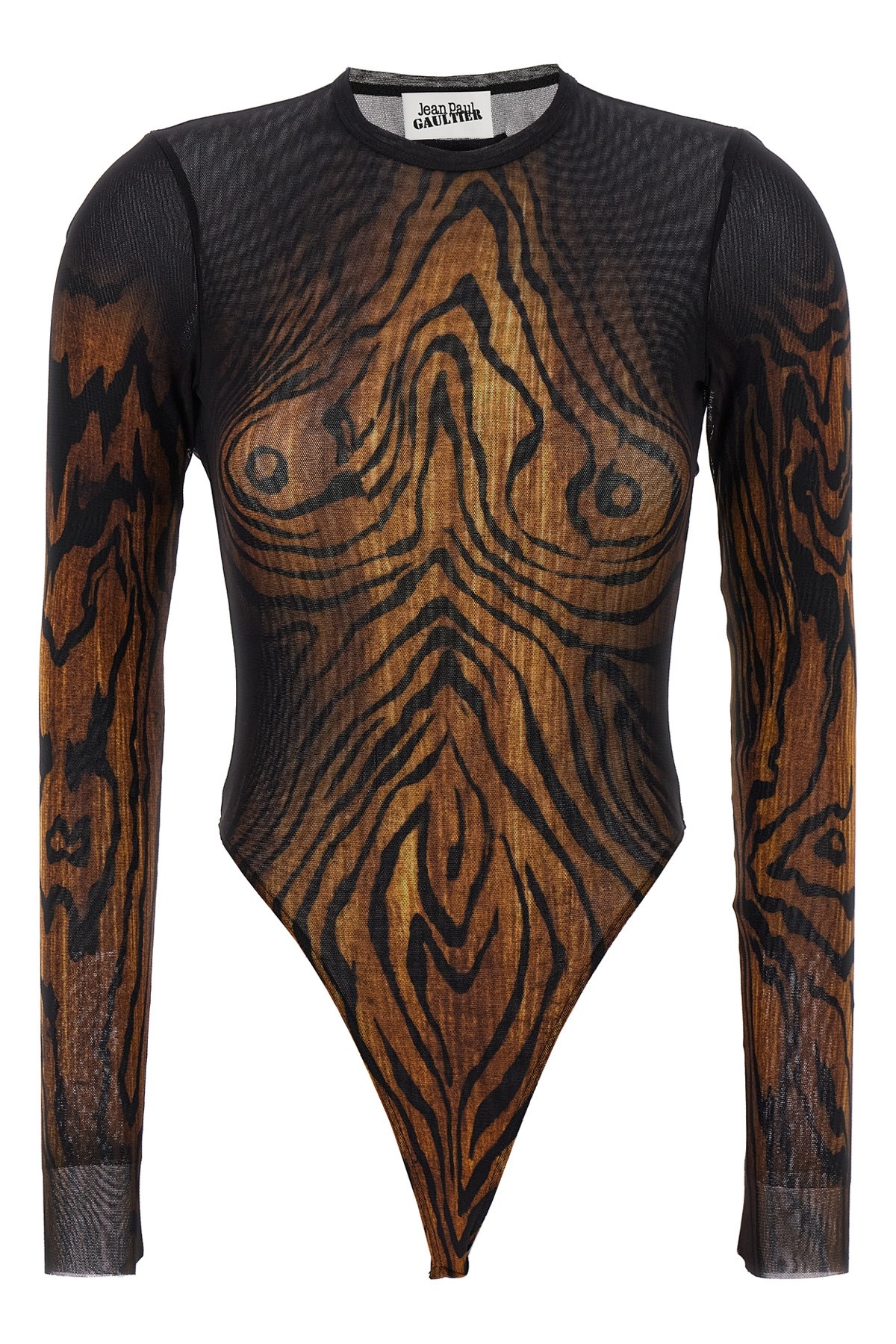 Jean Paul Gaultier 'the Wood' Bodysuit In Multi