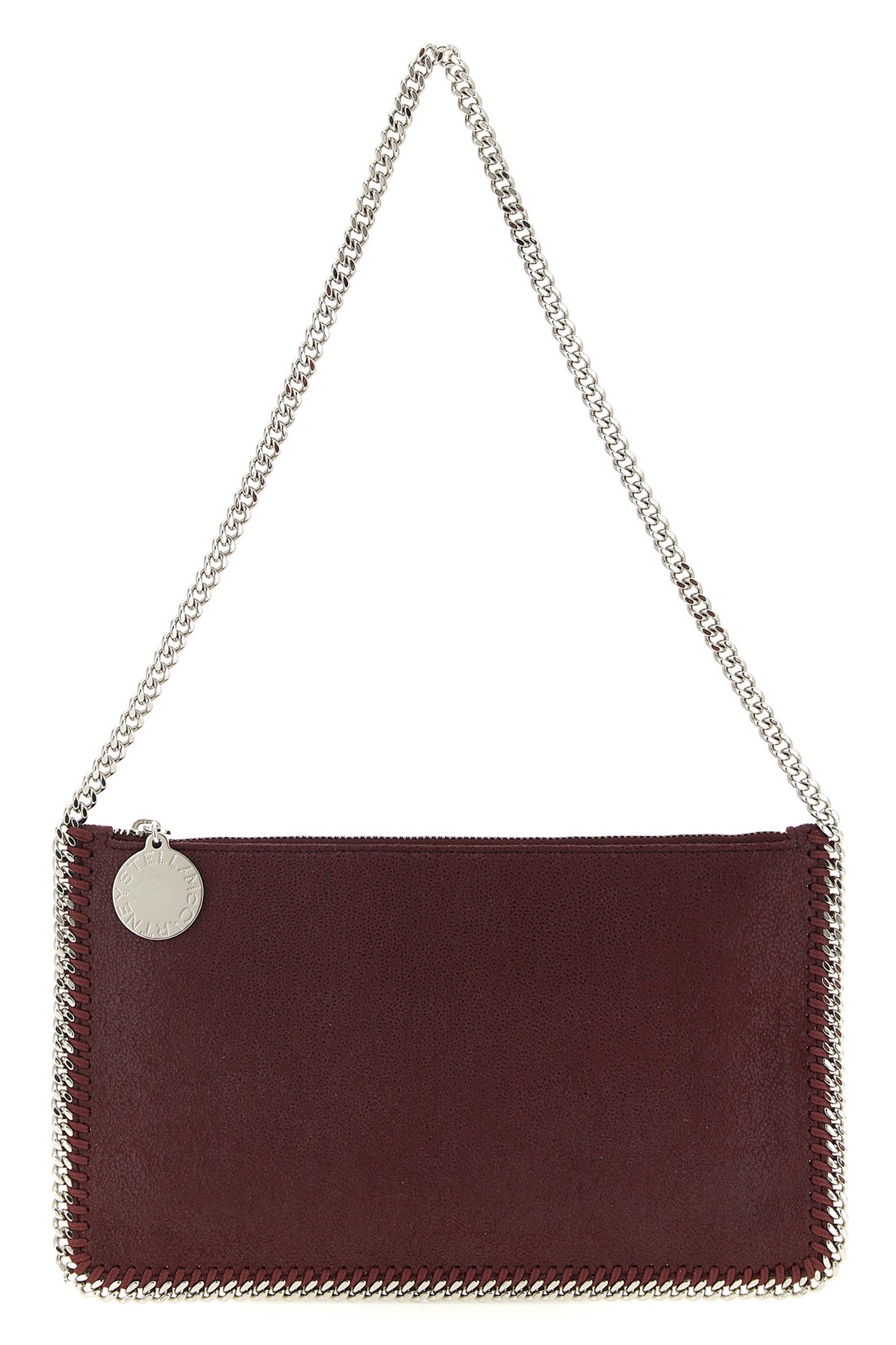 Stella Mccartney Falabella Chained Shoulder Bag In Brown