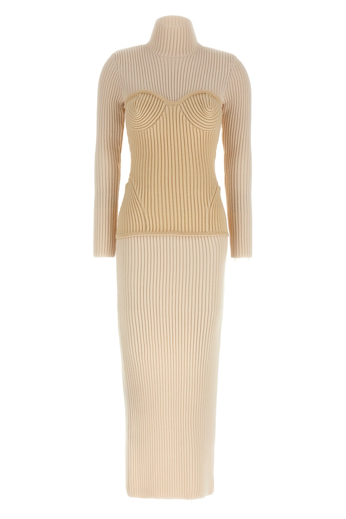 ワンピース Max Mara 'Maracas' dress Intarsia wool and cashmere dress, black | 