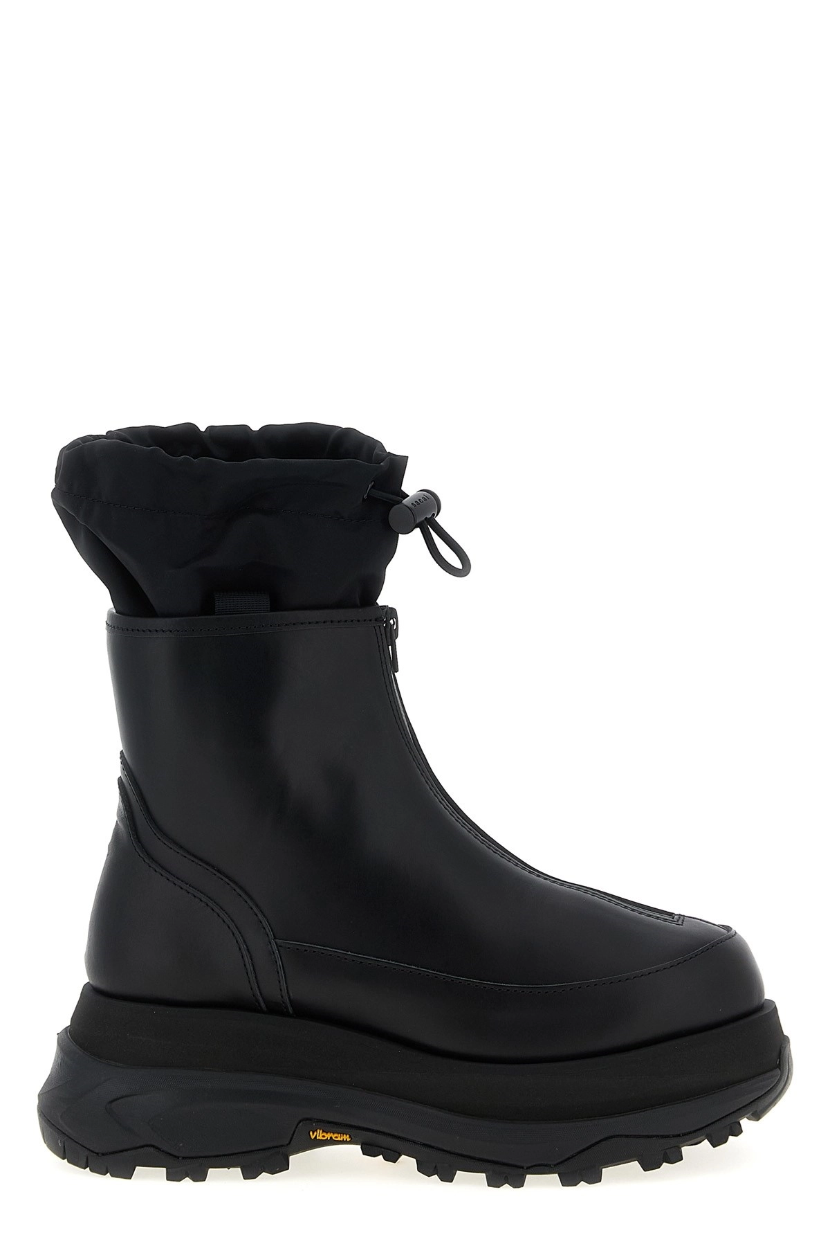 ショートブーツ・ブーティ sacai 'Zip Up Boots' ankle boots sacai: Black Zip Up Boots | SSENSE