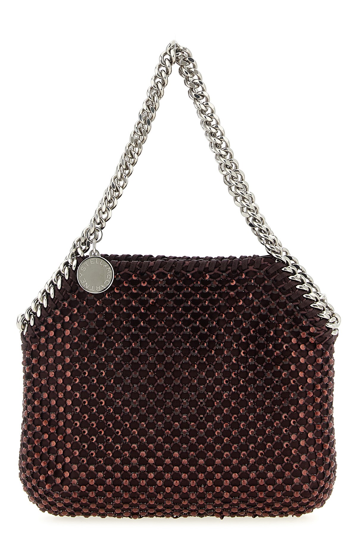 Stella Mccartney Borsa A Mano 'falabella Nano' In Burgundy