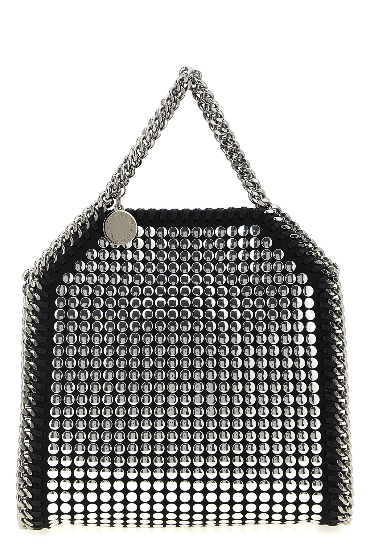 Stella Mccartney Borsa A Mano Falabella Micro In Shaggy Deer Decorato  Donna In Black