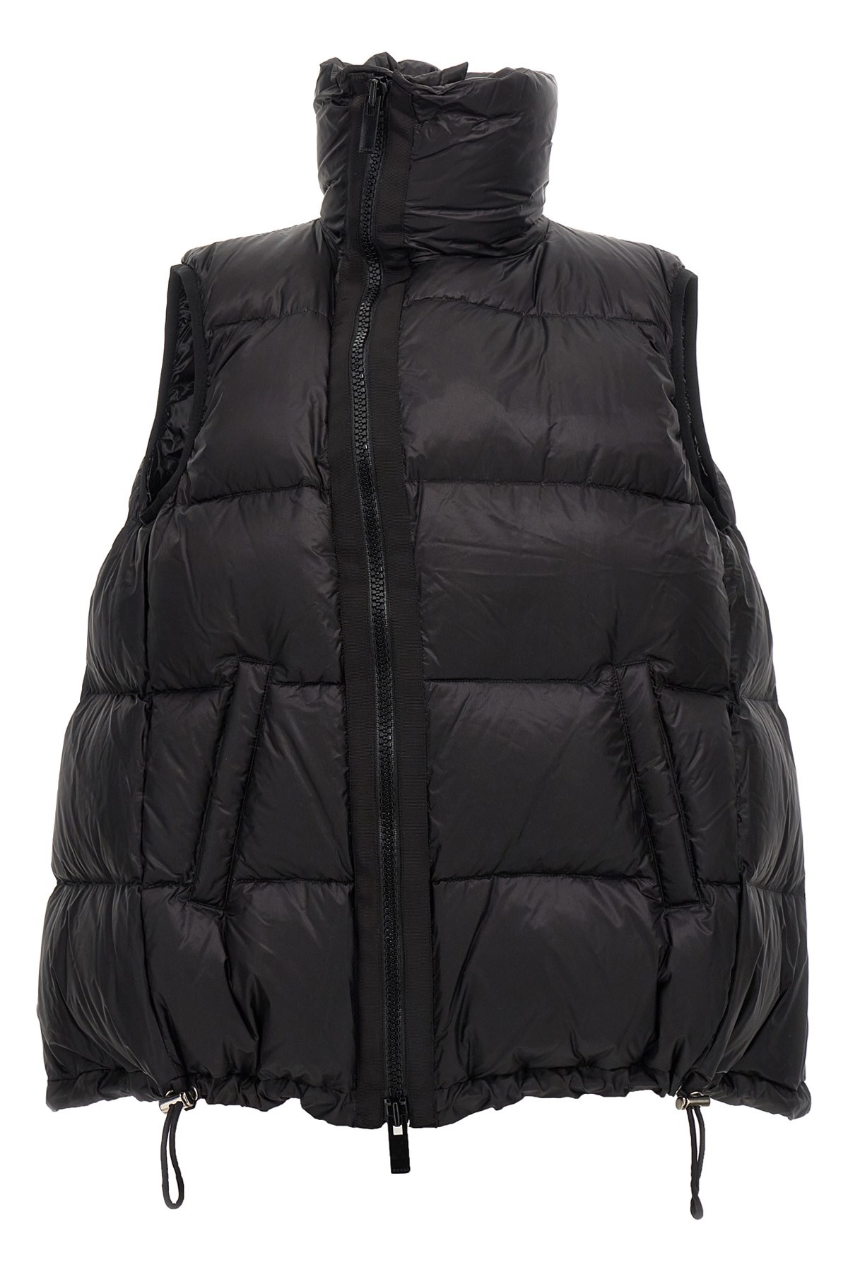 Sacai 'puffer' Vest In Black