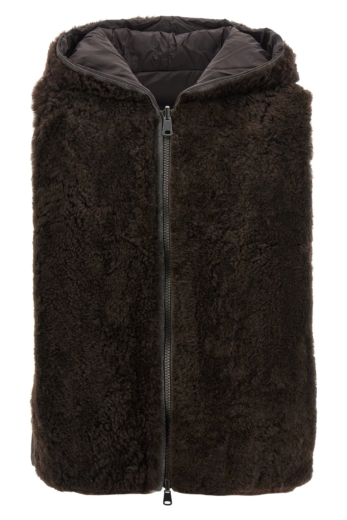 ダウンベスト BRUNELLO CUCINELLI Monile reversible vest (MPMWE3080 C7082) Brunello cucinelli Monile reversible vest available on