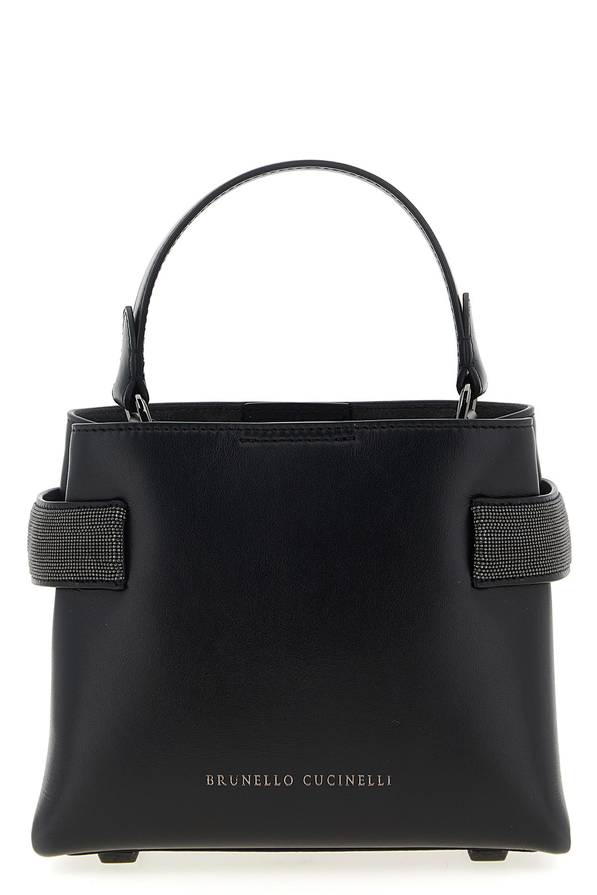 Brunello Cucinelli 'essence' Small Handbag In Black