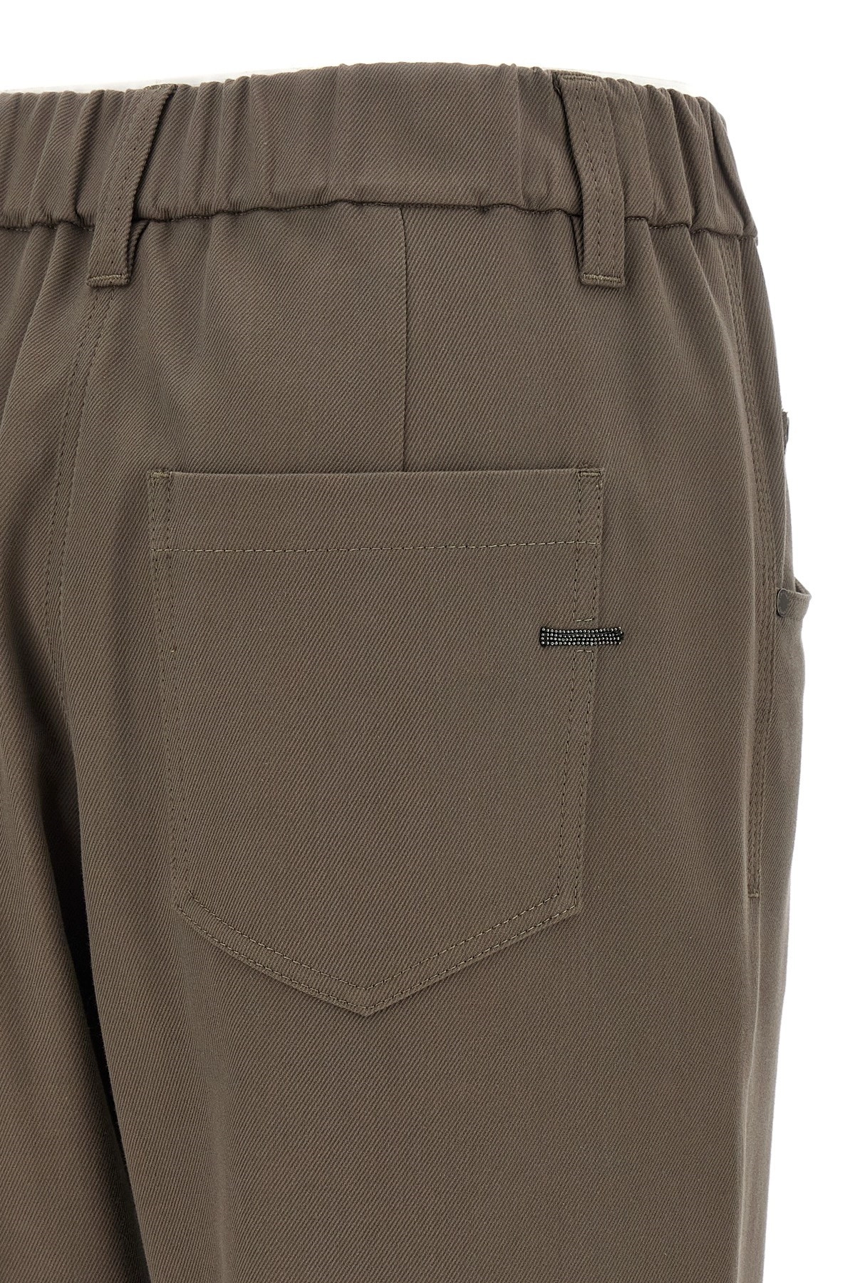 パンツ BRUNELLO CUCINELLI Shiny Bartack pants (MA126P8417 C3981) パンツ BRUNELLO CUCINELLI Shiny Bartack pants (MA126P8417