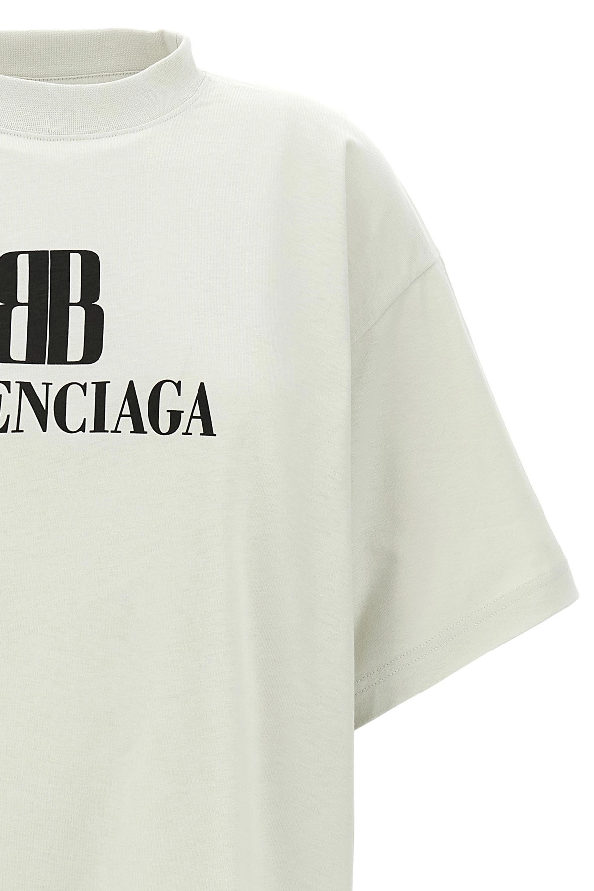 Balenciaga Cropped logo t-shirt available on julian-fashion