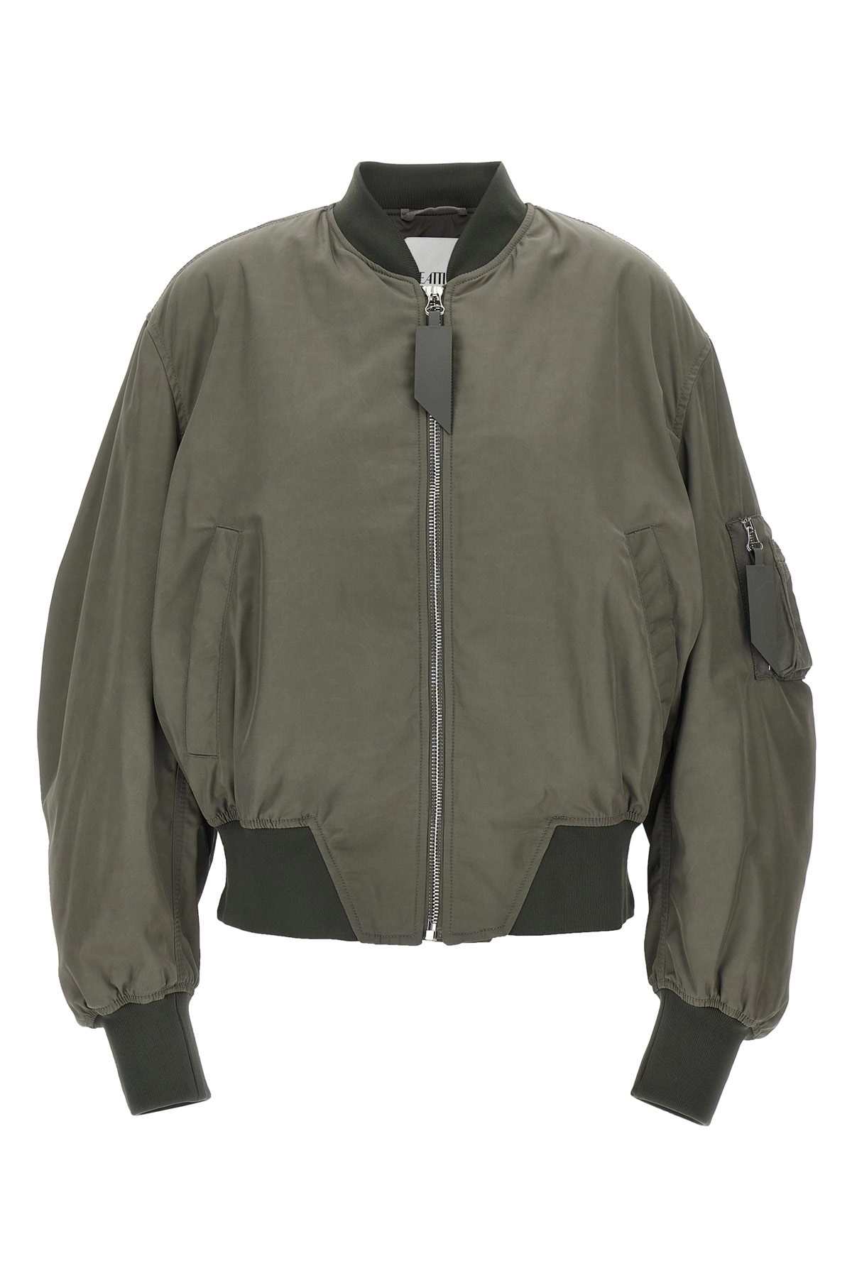 ブルゾン THE ATTICO The Attico Jackets Grey The attico Nylon bomber jacket available on julian-fashion