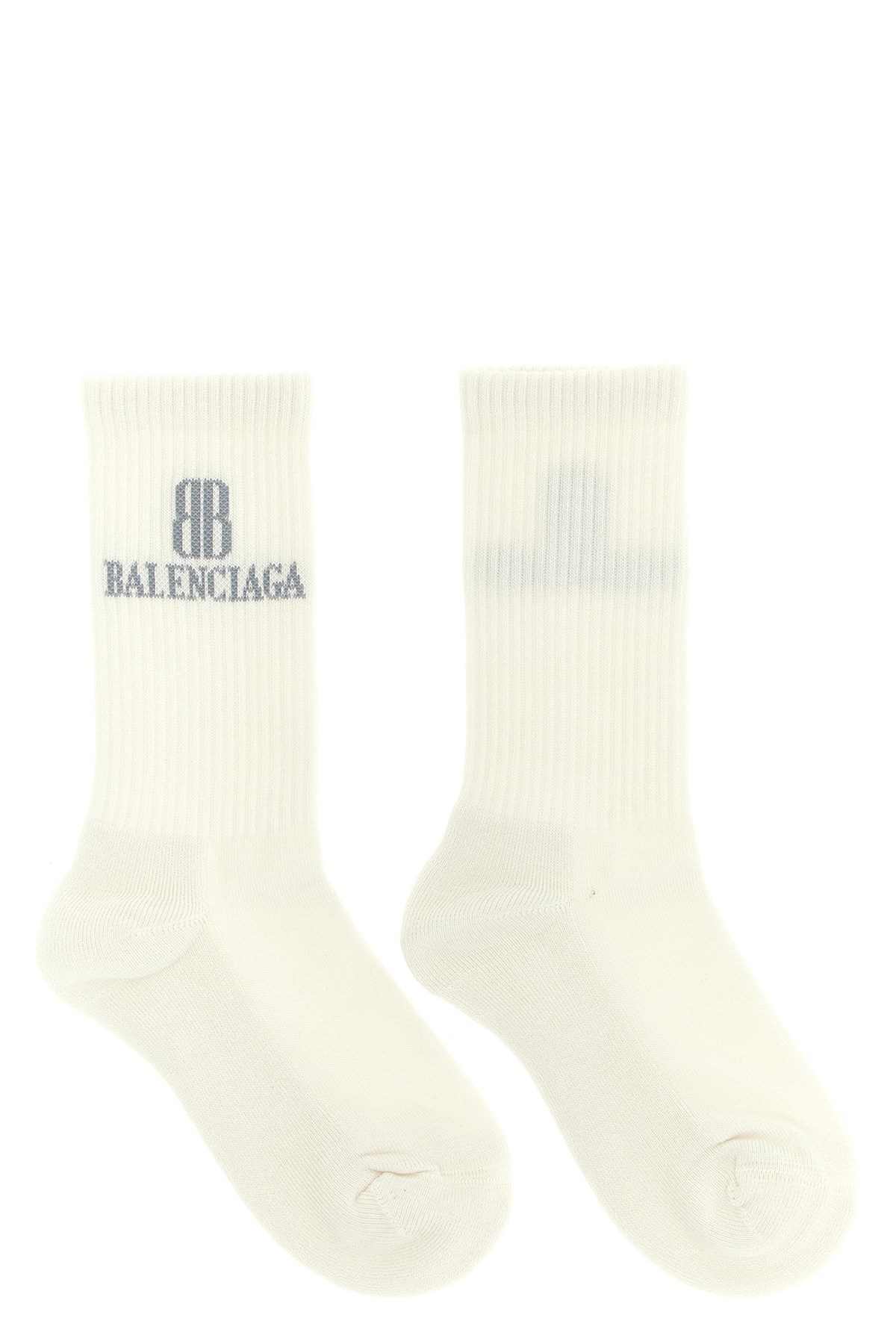 Balenciaga 'nano Bb' Socks In Neutral