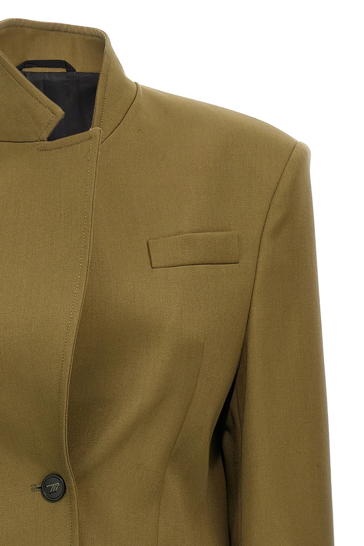 The attico Maxi shoulder strap blazer available on julian