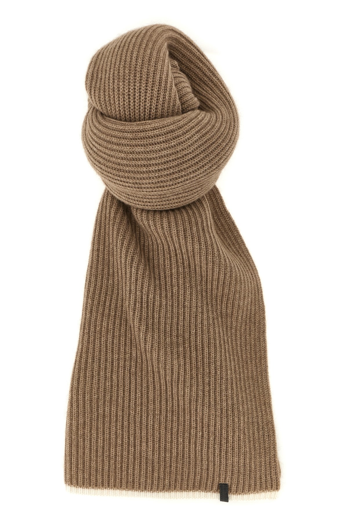 Brunello Cucinelli Women Monile Cashmere Scarf In Sand