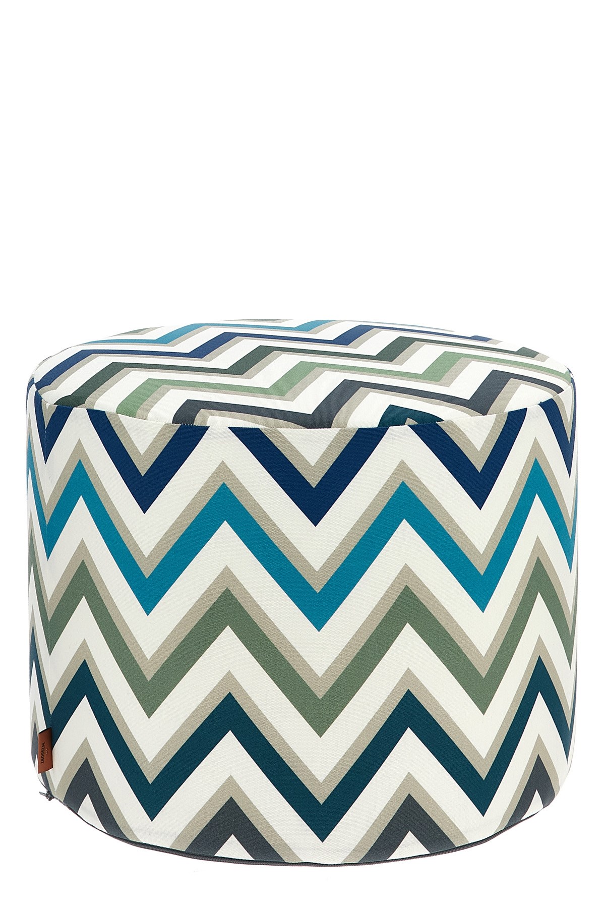 Missoni 'watamu' Outdoor Cylindrical Pouf In Multi