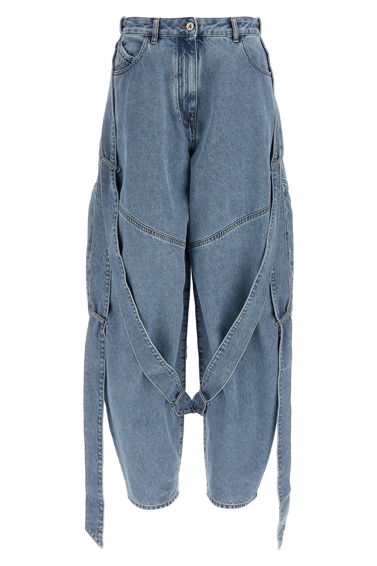 THE ATTICO Tape Jeans