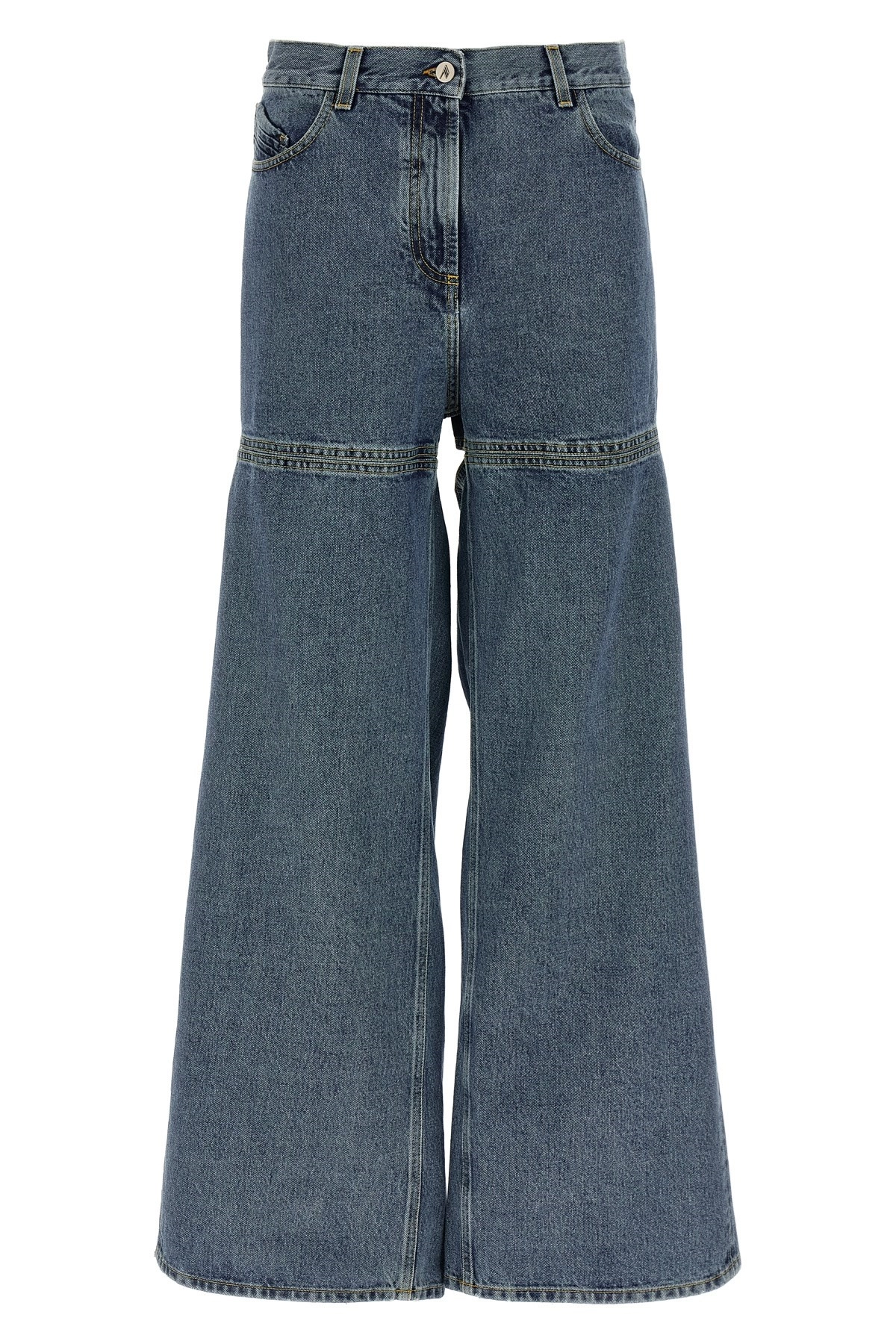 パンツ THE ATTICO SS24 CUT OUT PANTS (241WCP167_W046100) The Attico Outlet: Pants woman - Black | The Attico pants