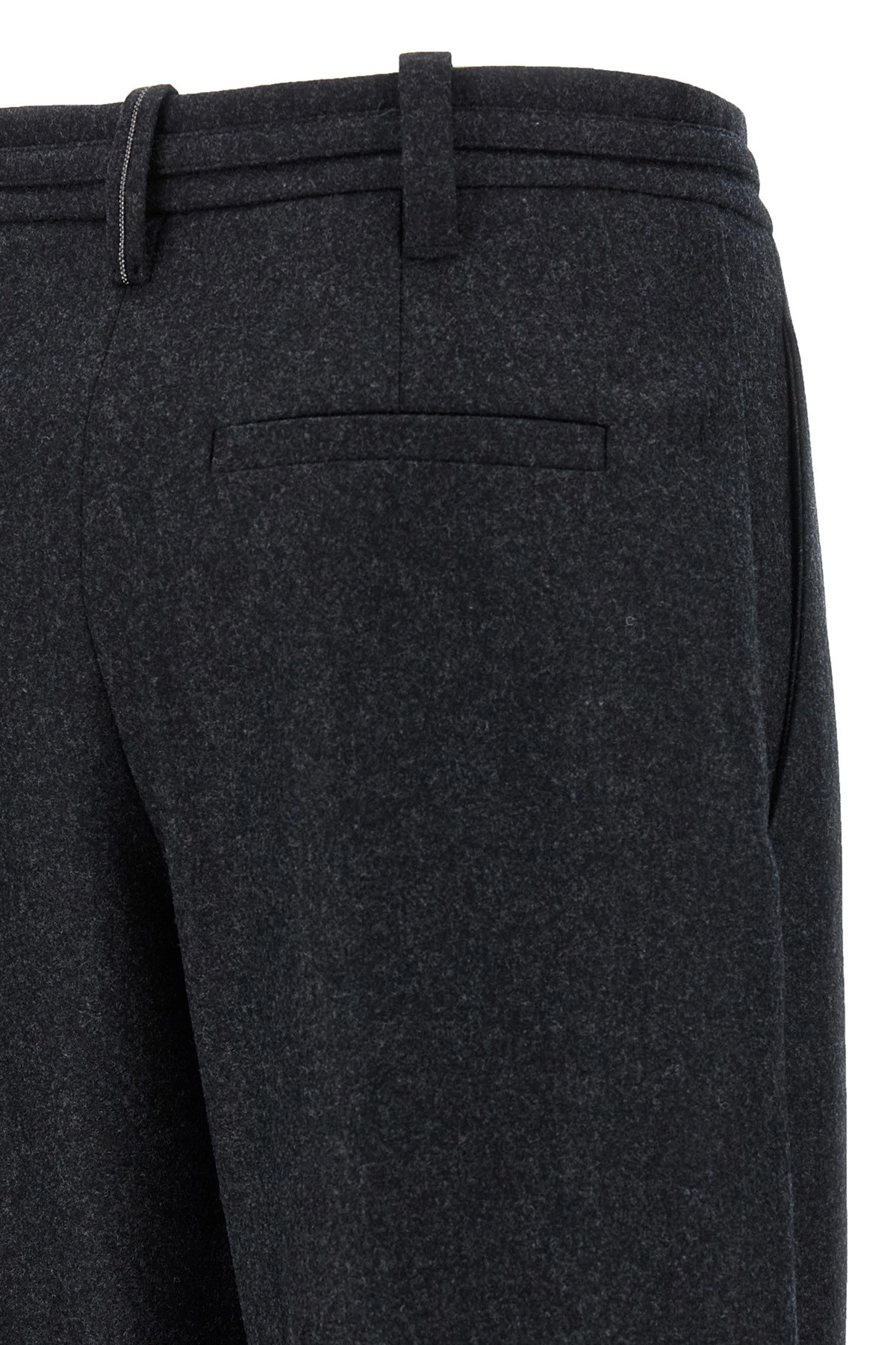 パンツ BRUNELLO CUCINELLI 'Straight Crop' pants (M038PP9052 C006) Straight Crop trousers for Woman in Lignite Grey | Brunello