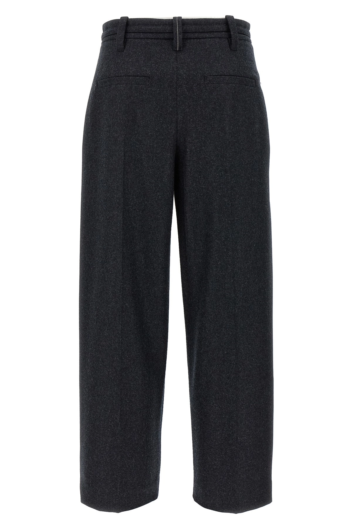 パンツ BRUNELLO CUCINELLI 'Straight Crop' pants (M038PP9052 C006) Straight Crop trousers for Woman in Lignite Grey | Brunello