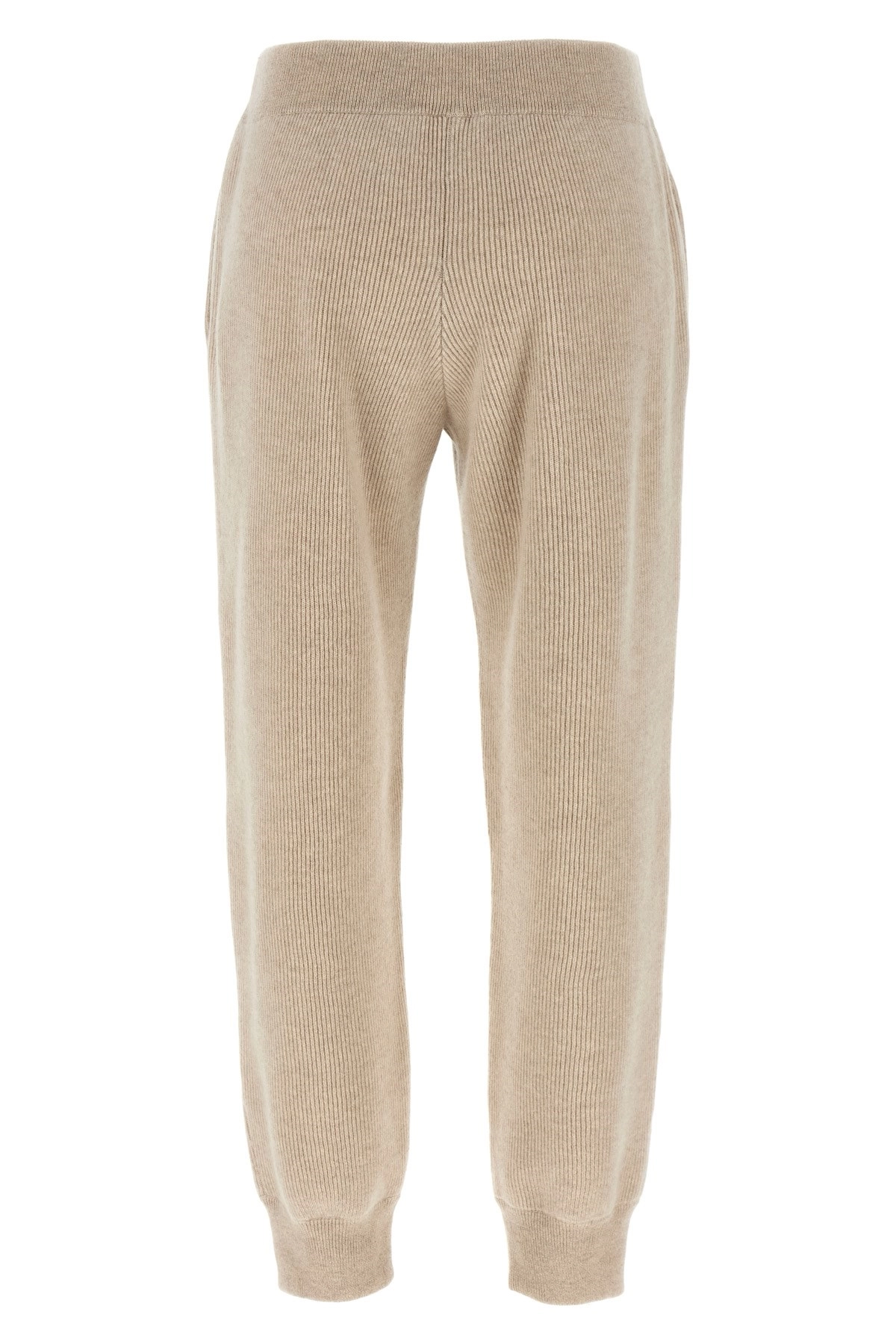 パンツ BRUNELLO CUCINELLI English rib cashmere and viscose knit tro Brunello cucinelli English ribbed trousers available on
