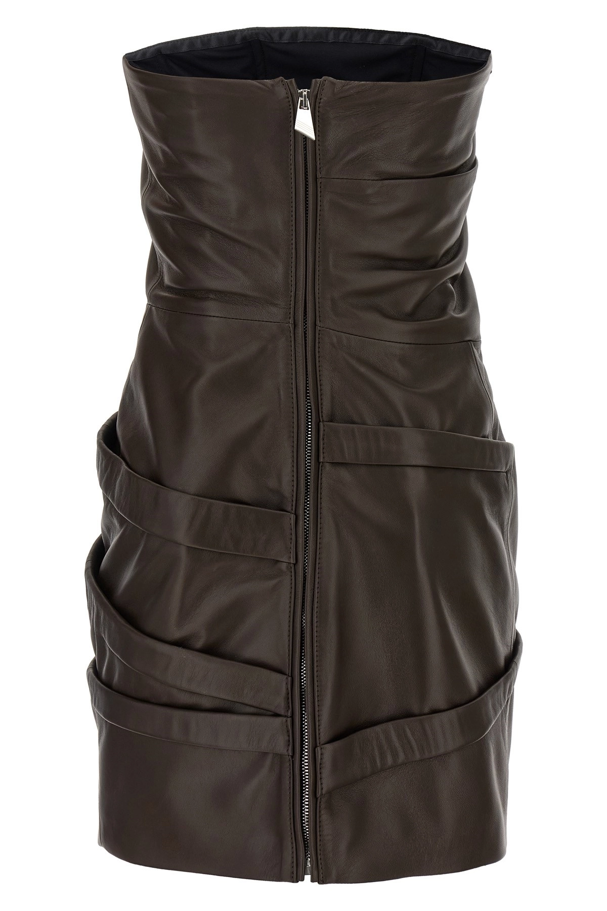 The attico Leather dress available on julian-fashion.com The attico Leather dress available on julian-fashion.com