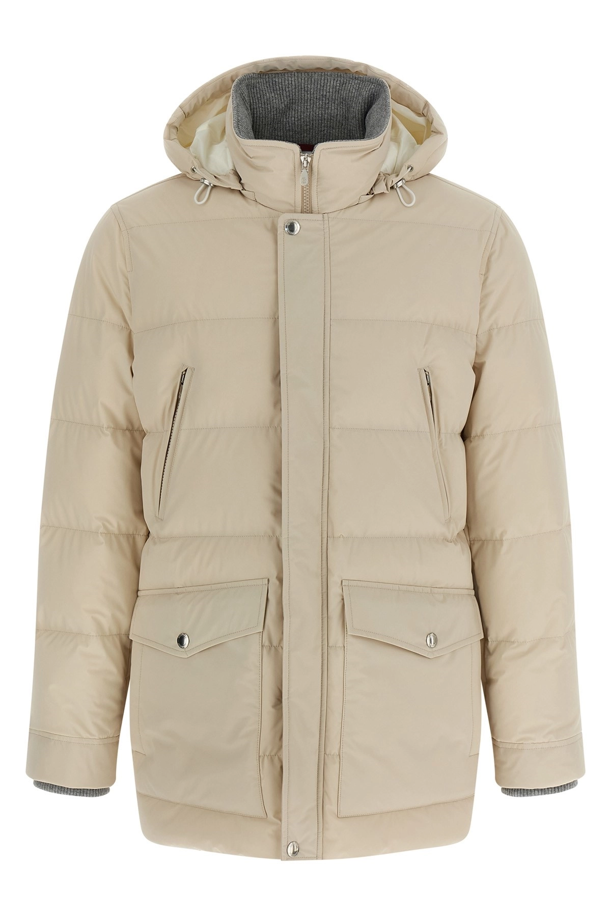 ダウンジャケット・コート BRUNELLO CUCINELLI Brunello Cucinelli Knit Dowjacket 21064230_51357737_600.jpg