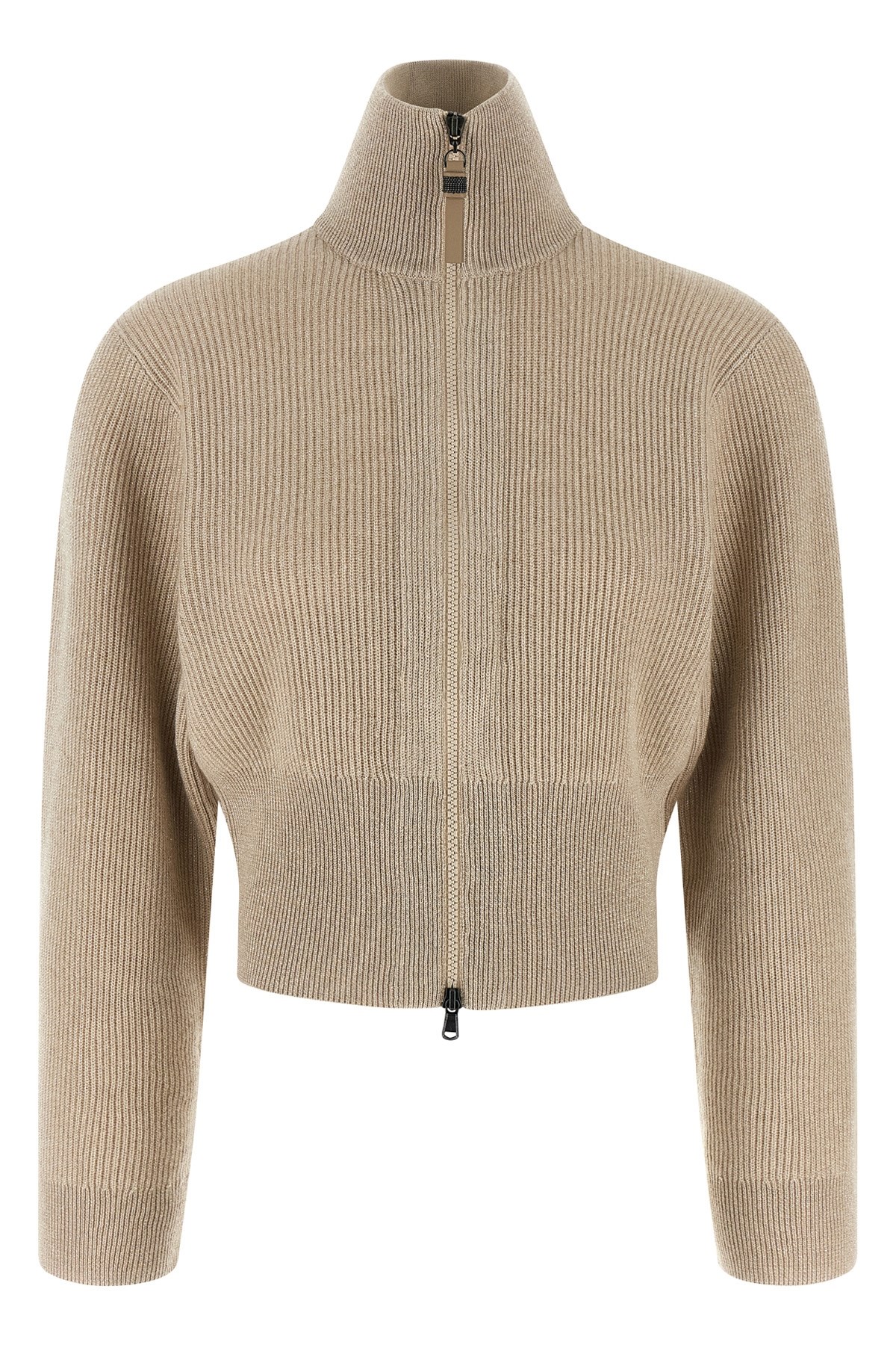 Brunello Cucinelli Sparkling Cardigan In Neutral