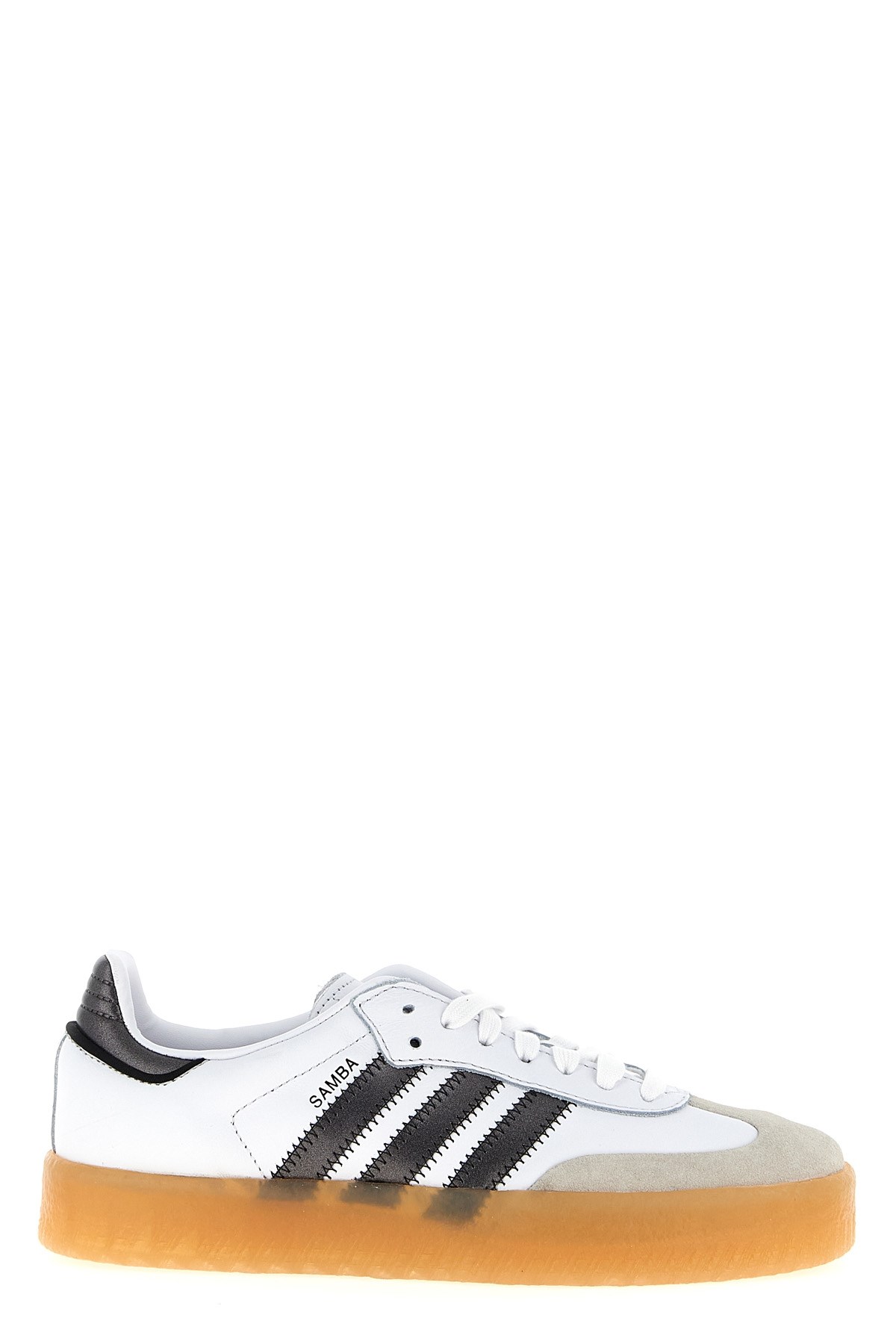 Adidas Originals Sambae Leather Sneakers In Black