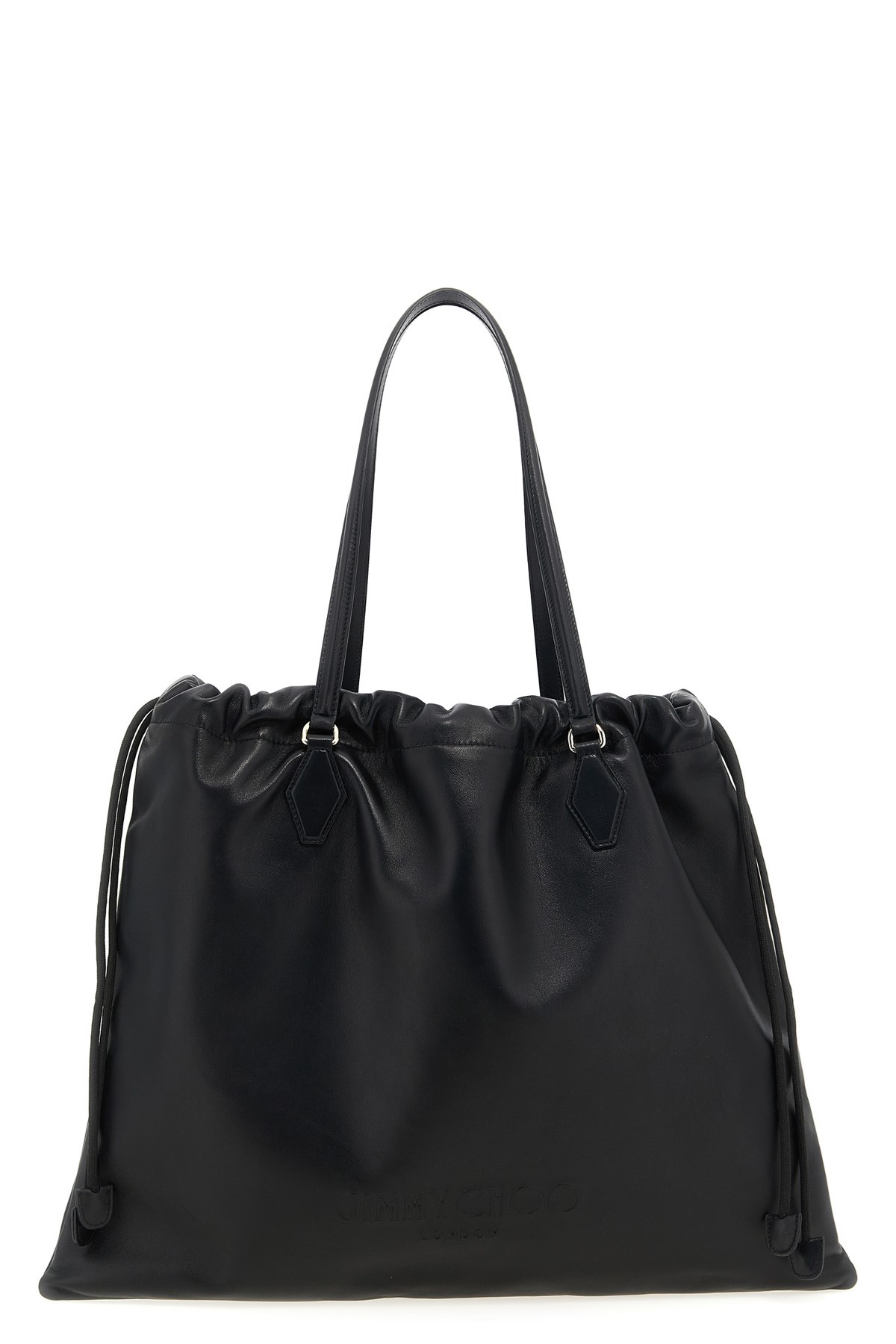 Jimmy Choo 'darwstring Tote' Shopping Bag In Black