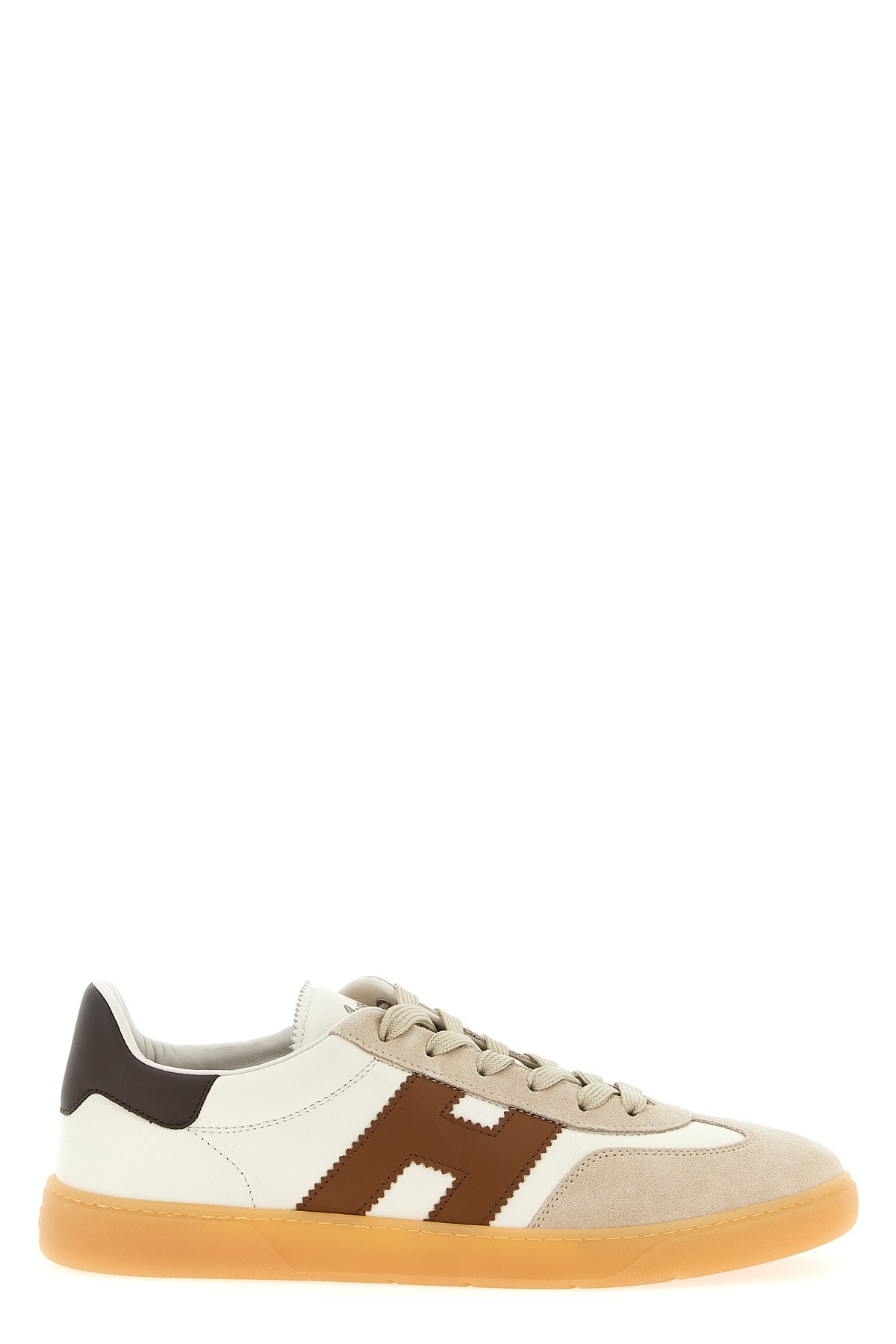 Hogan Cool Smooth And Suede Leather Sneakers Shoes In Multi