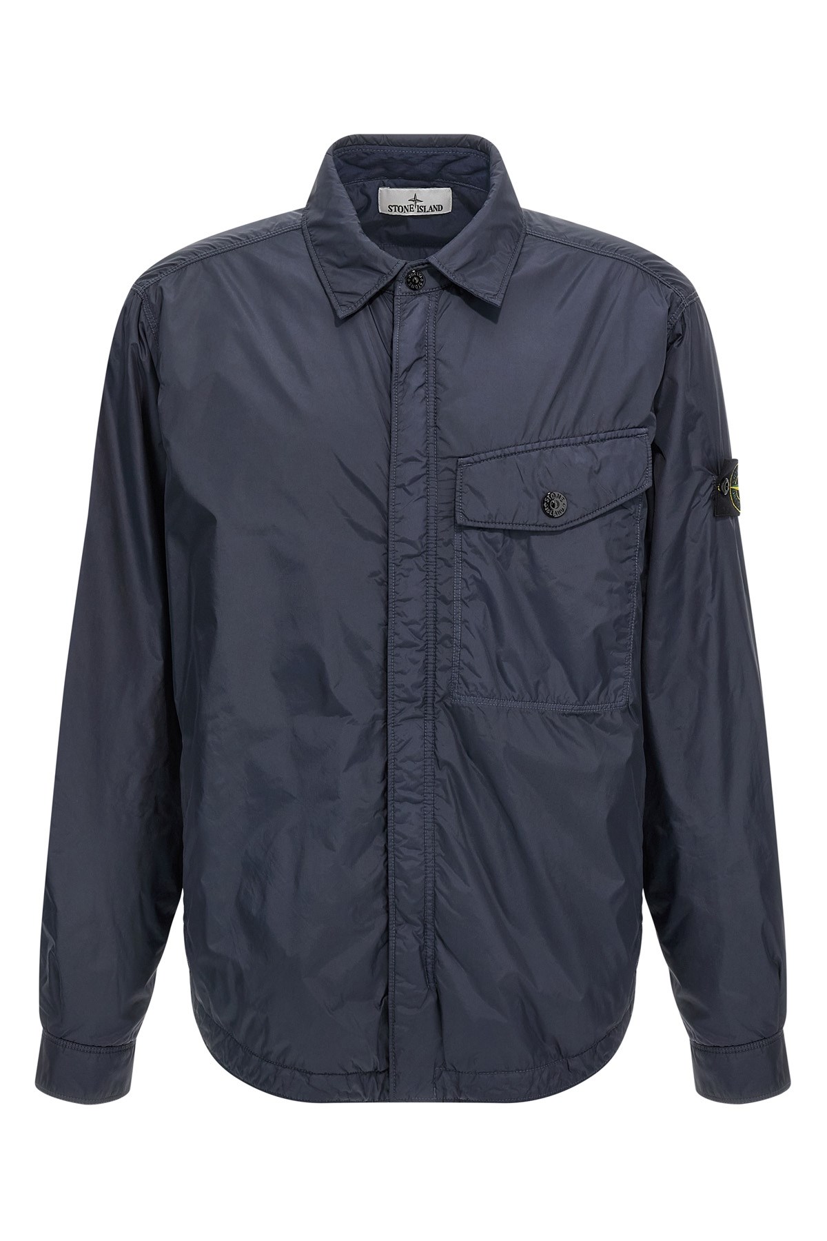 Stone Island Garment Dyed Crinkle Reps Ny Puffer Jackets Blue In Blue