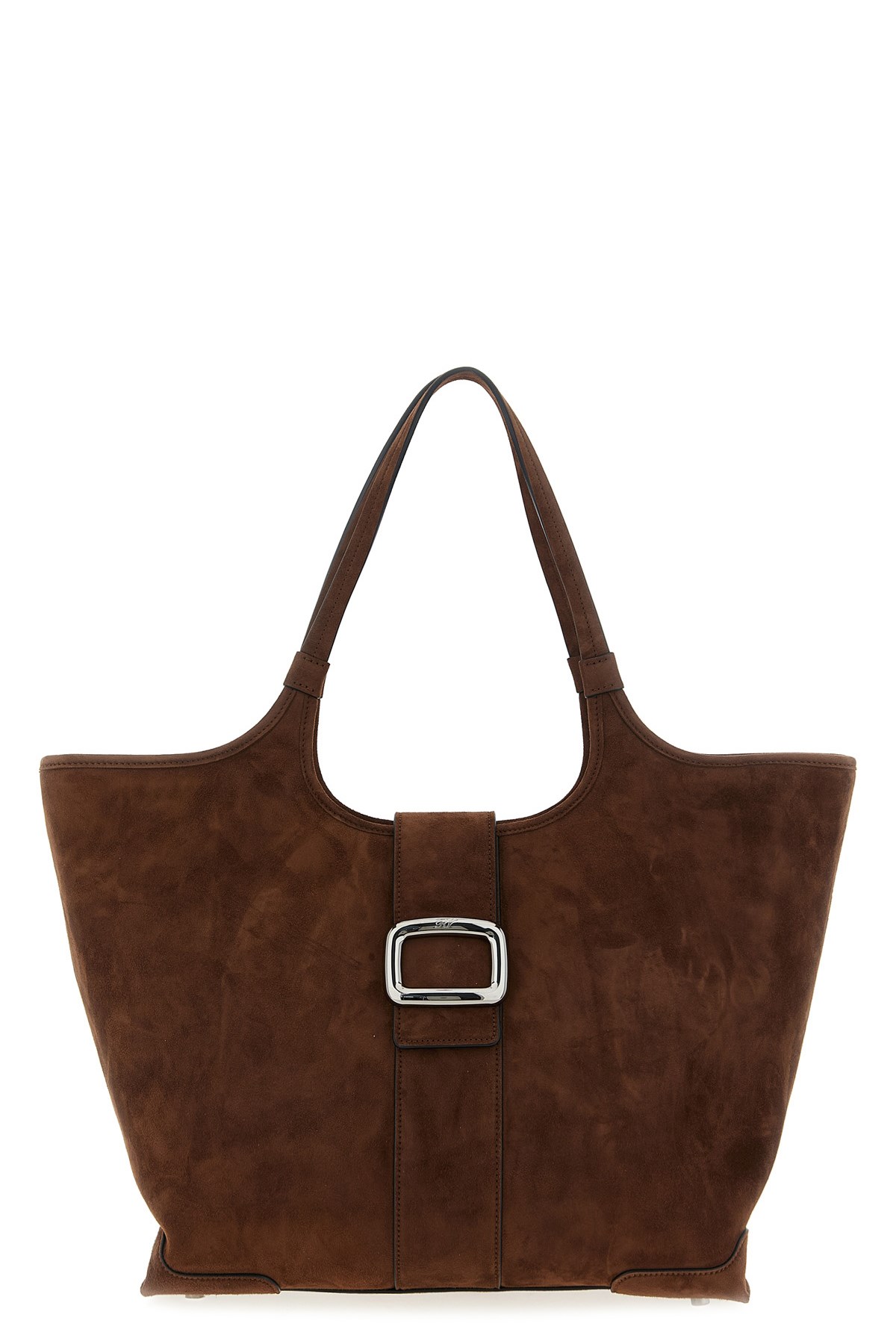 Roger Vivier Medium 'viv' Choc' Bag In Brown