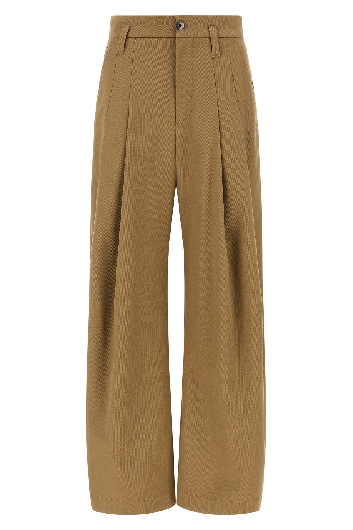 パンツ BRUNELLO CUCINELLI FW25 Pleat pants (MB141P9022 C5785) Brunello Cucinelli - Velvet Pleated Wide Leg High Waisted Pants