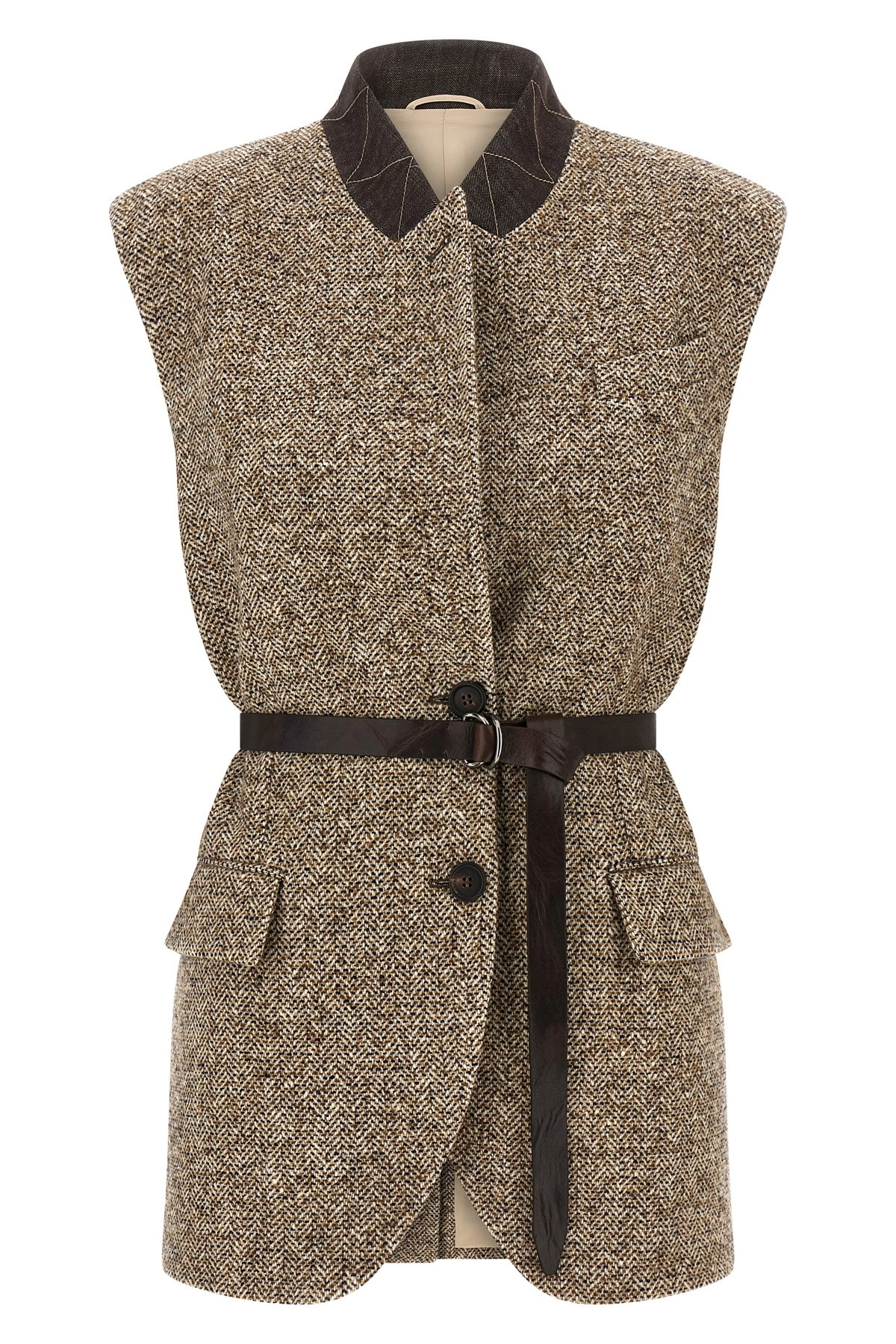 【関税＆送料込み】Brunello Cucinelli Buttoned Chevron Vest Brunello cucinelli Buttoned chevron vest available on julian