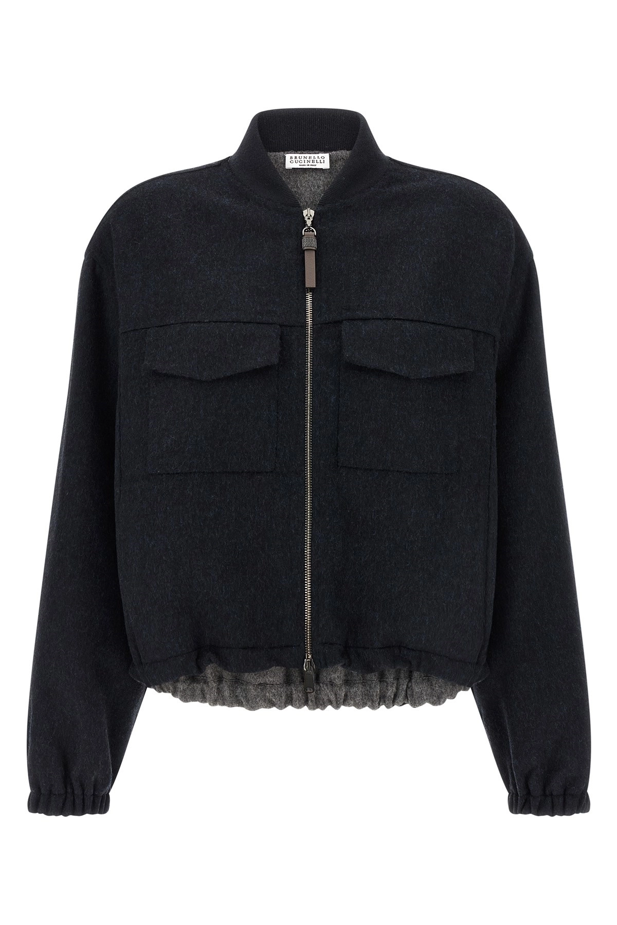 ブルゾン BRUNELLO CUCINELLI 'Shiny Zipper Pull' bomber jacket Brunello cucinelli 'shiny zipper pull' bomber jacket