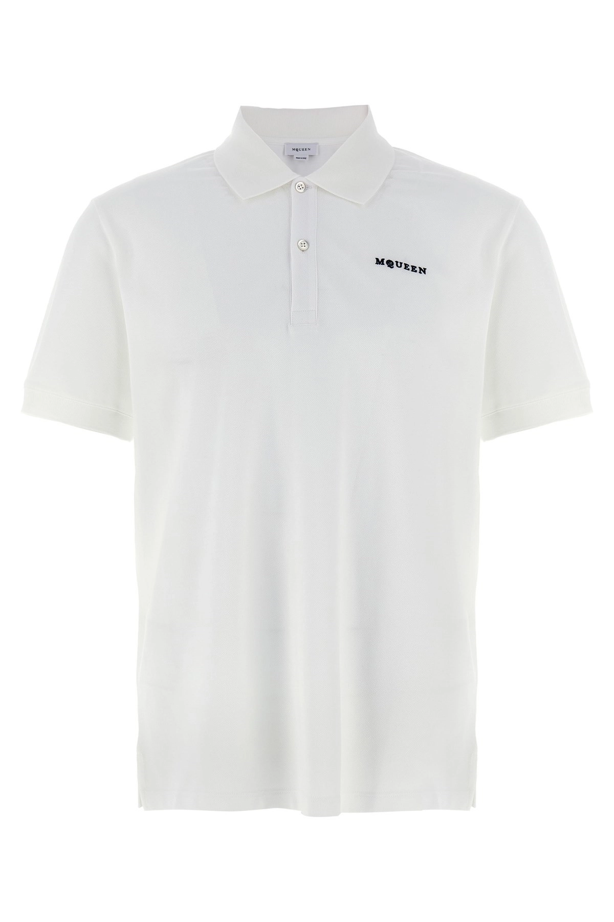 Mcqueen Logo embroidery polo shirt available on julian