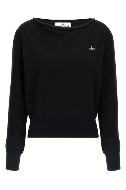 【送料&関税込】Vivienne Westwood Jersey julian Vivienne Westwood Julian Sweater | Black | FARFETCH JO
