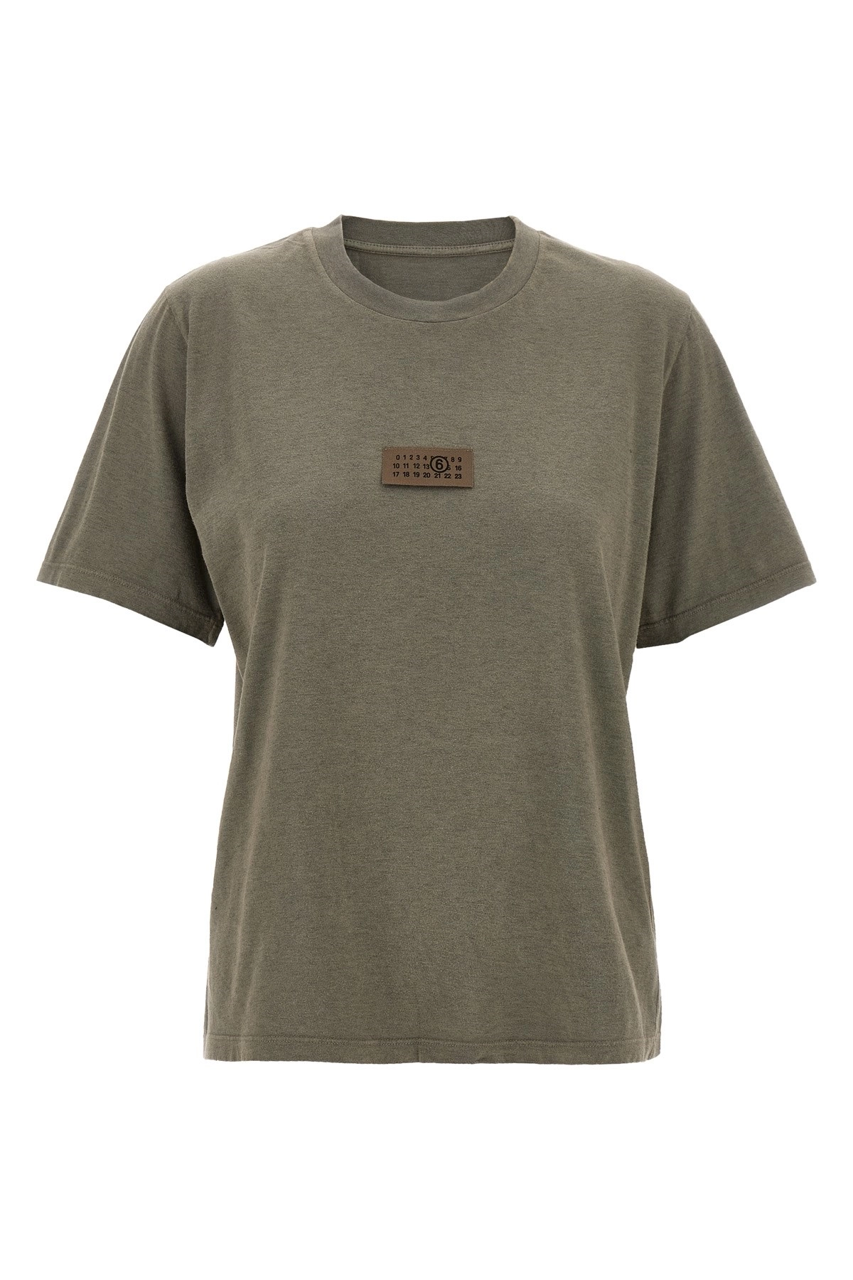 Tシャツ・カットソー MM6 Maison Margiela 'Numeric signature MM6' patch t-shirt Mm6 maison margiela 'numeric signature mm6' patch t-shirt