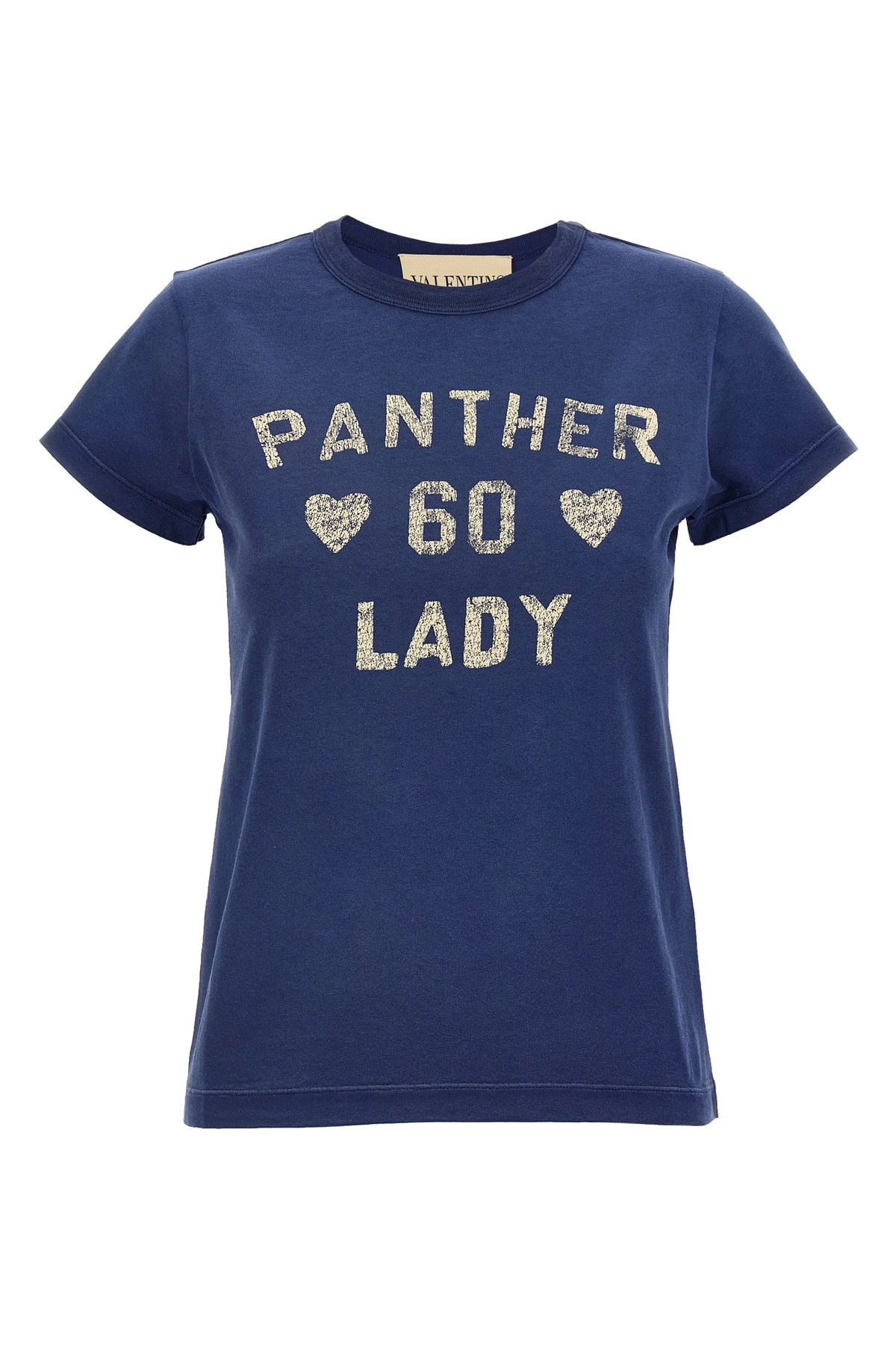 Tシャツ・カットソー Valentino Garavani T-Shirt In Cotone Stampa Panther Lady Valentino garavani Valentino garavani 'panther lady' t-shirt