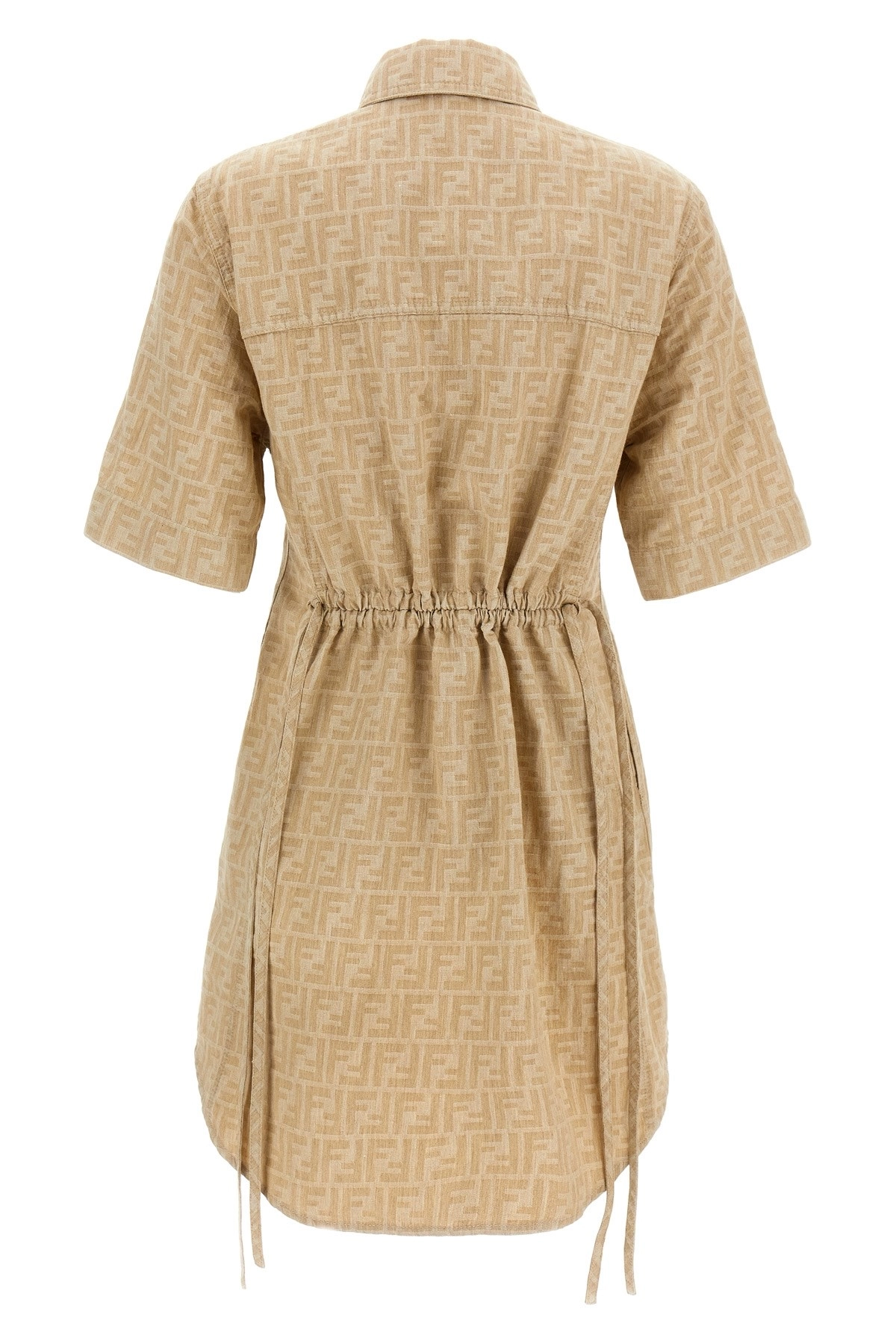 ワンピース FENDI FF chambray denim dress Fendi Ff chambray denim dress available on julian-fashion