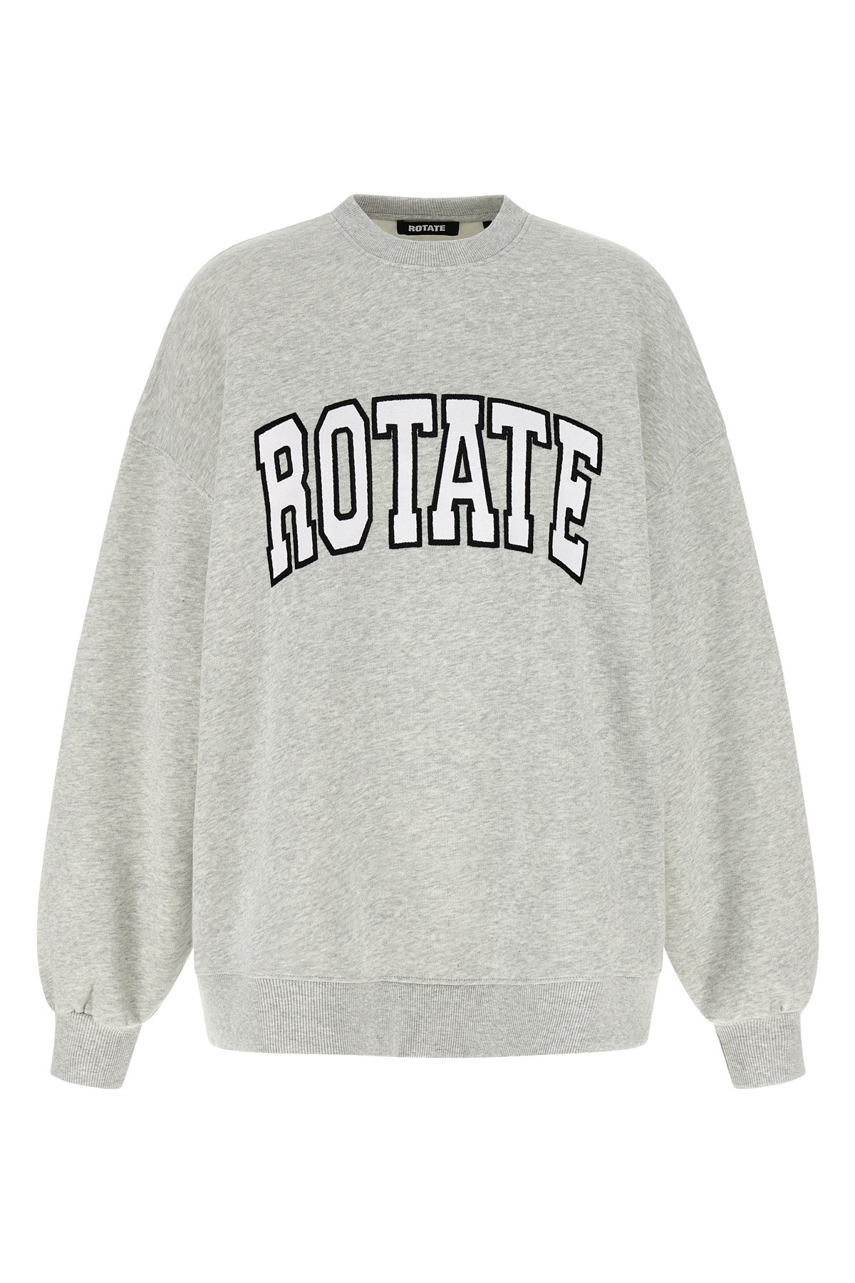 Rotate Birger Christensen 'heavy Sweat' Sweatshirt In Gray