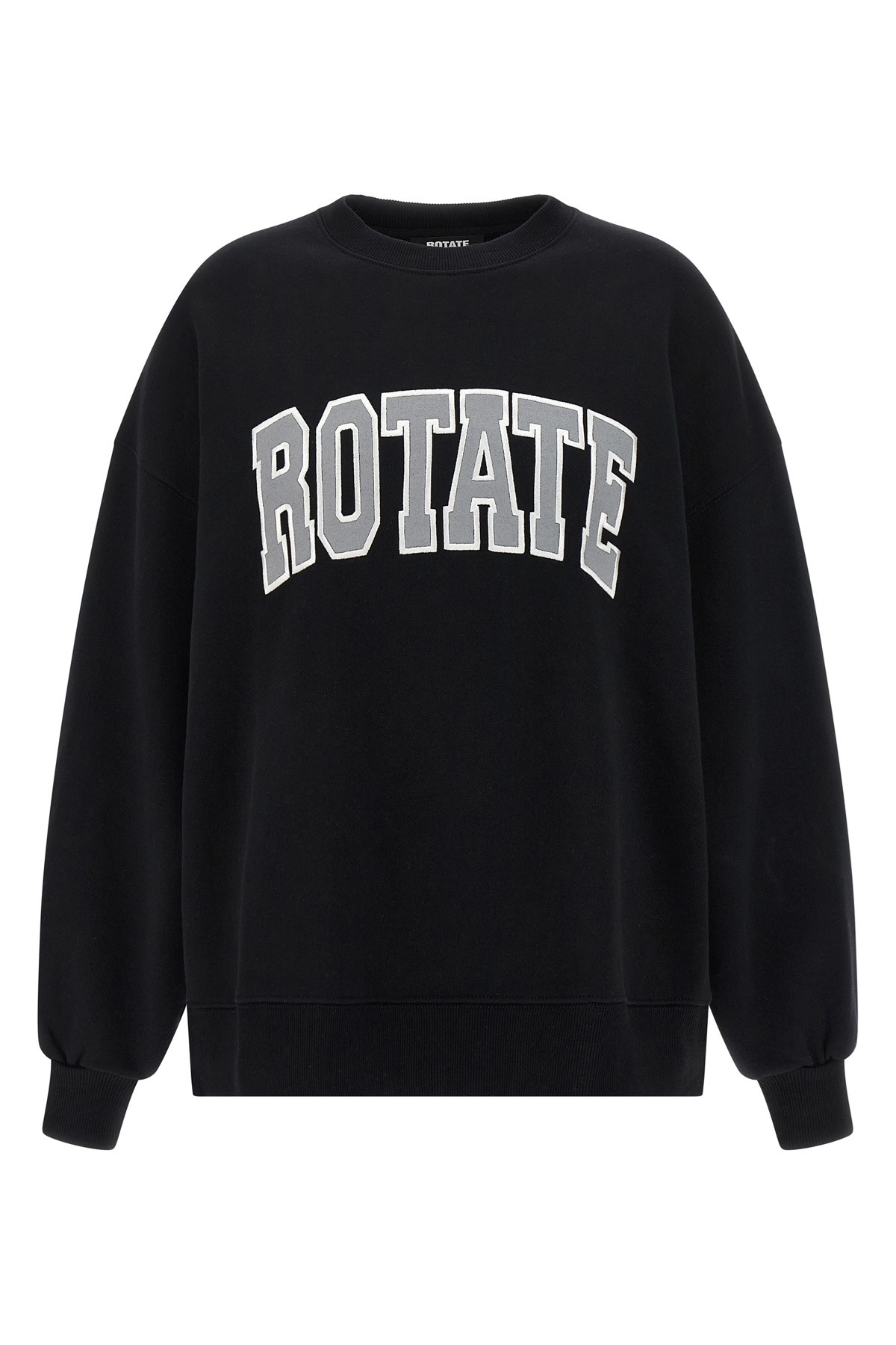 Rotate Birger Christensen 'heavy Sweat' Sweatshirt In Black