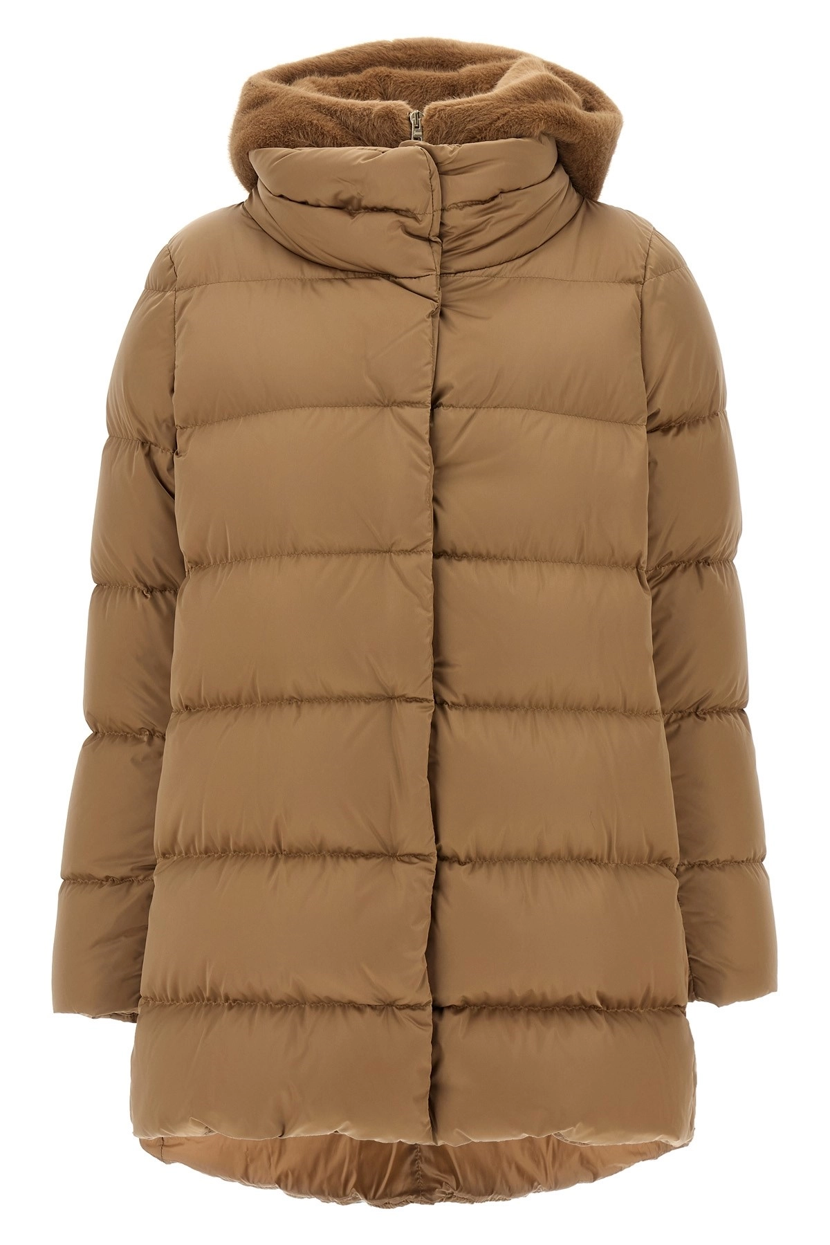 ダウンジャケット・コート HERNO 'A-Shape Resort' down jacket (PI00133DR12017Z 1985) Herno Resort A Shape ultralight nylon down jacket for women