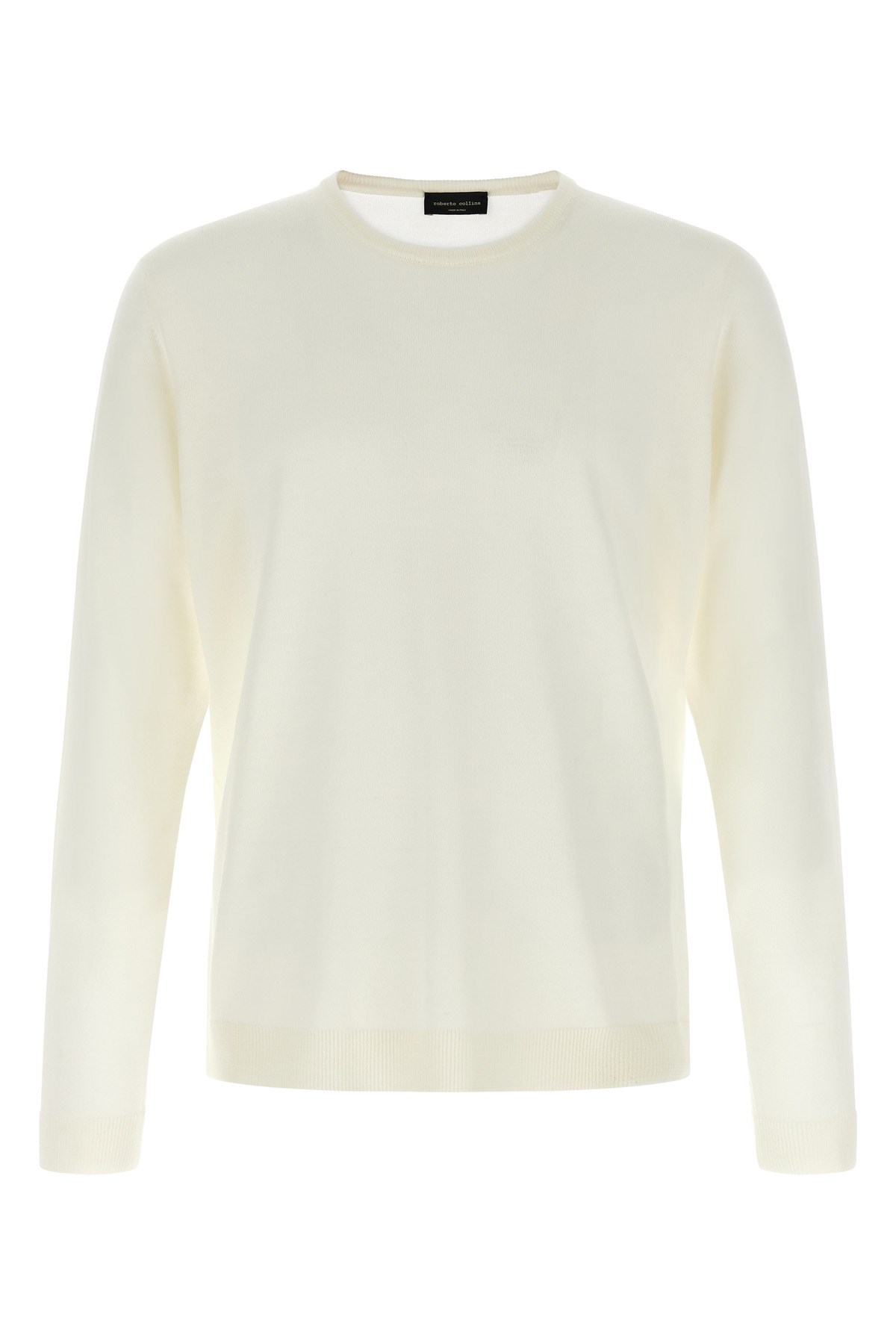 Roberto Collina Wool Crew Neck Sweater In Sand